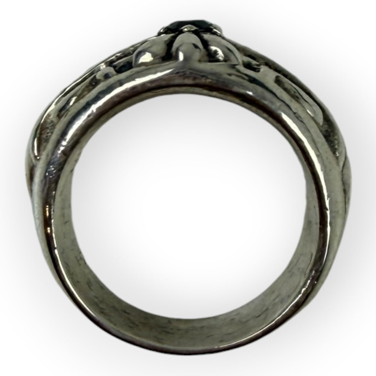 Chrome Hearts Keeper Ring Black Natural Diamonds NOT factory