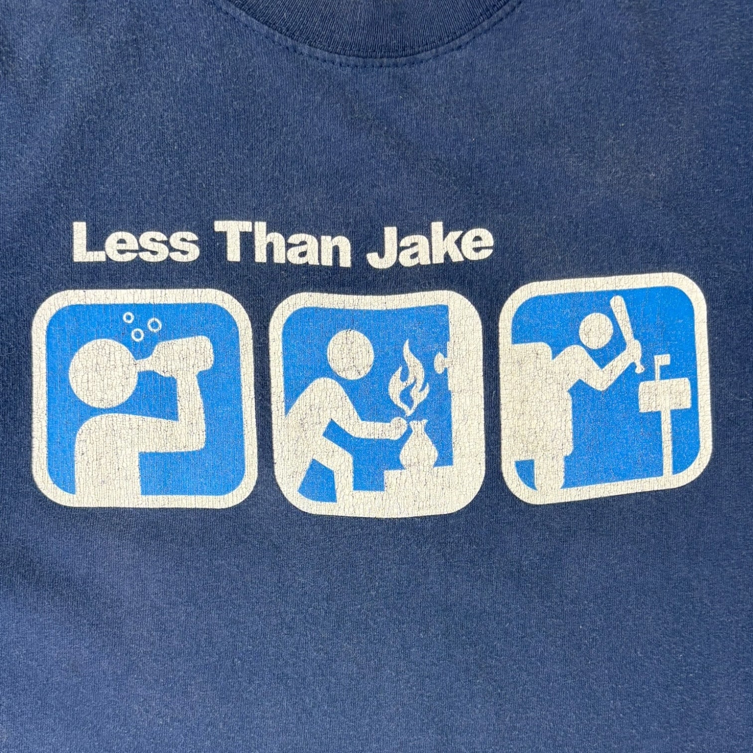 Vintage Less Than Jake “Mr. Chevy Celebrity” T-Shirt Navy