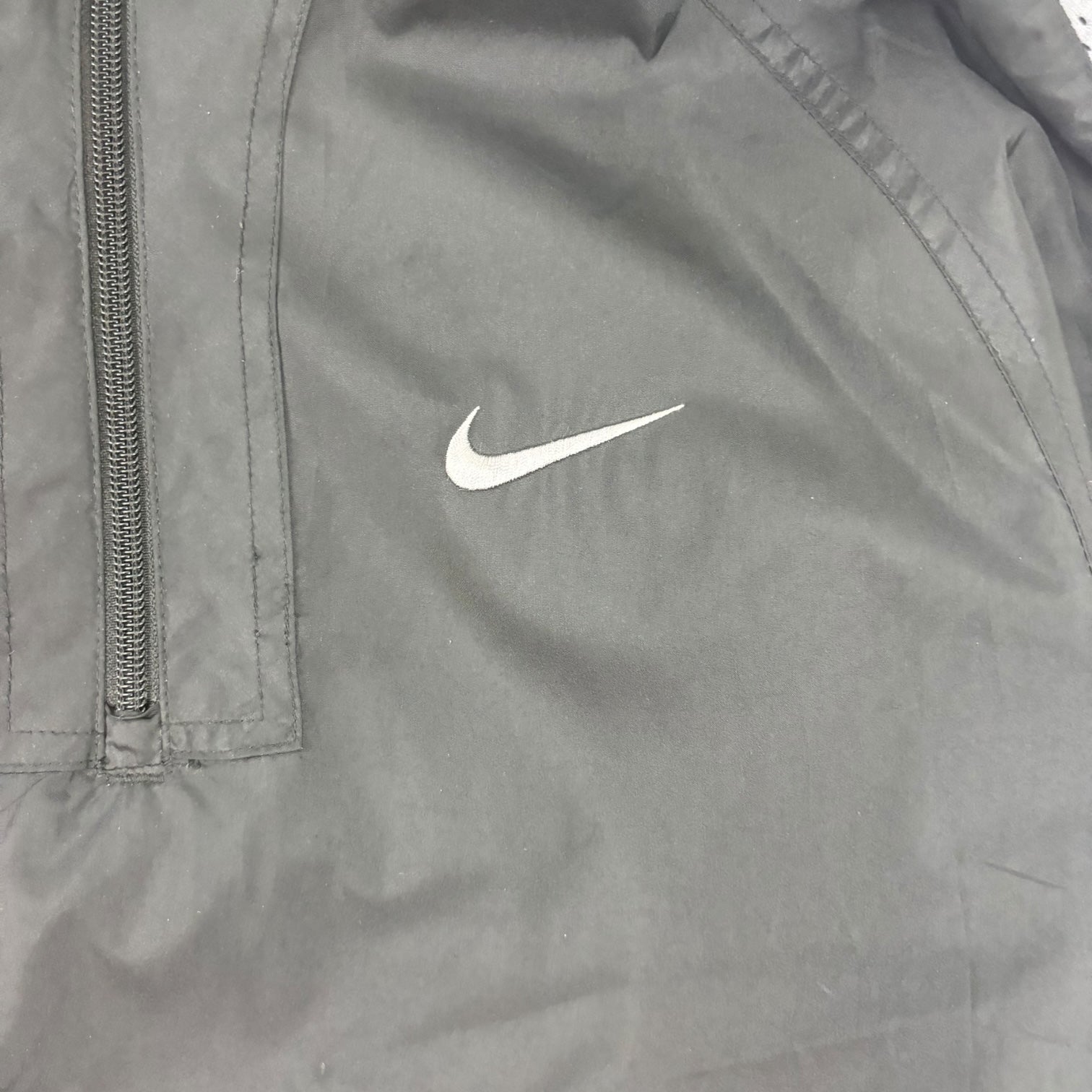 Vintage Nike Two-Tone Half-Zip Windbreaker Grey/Black