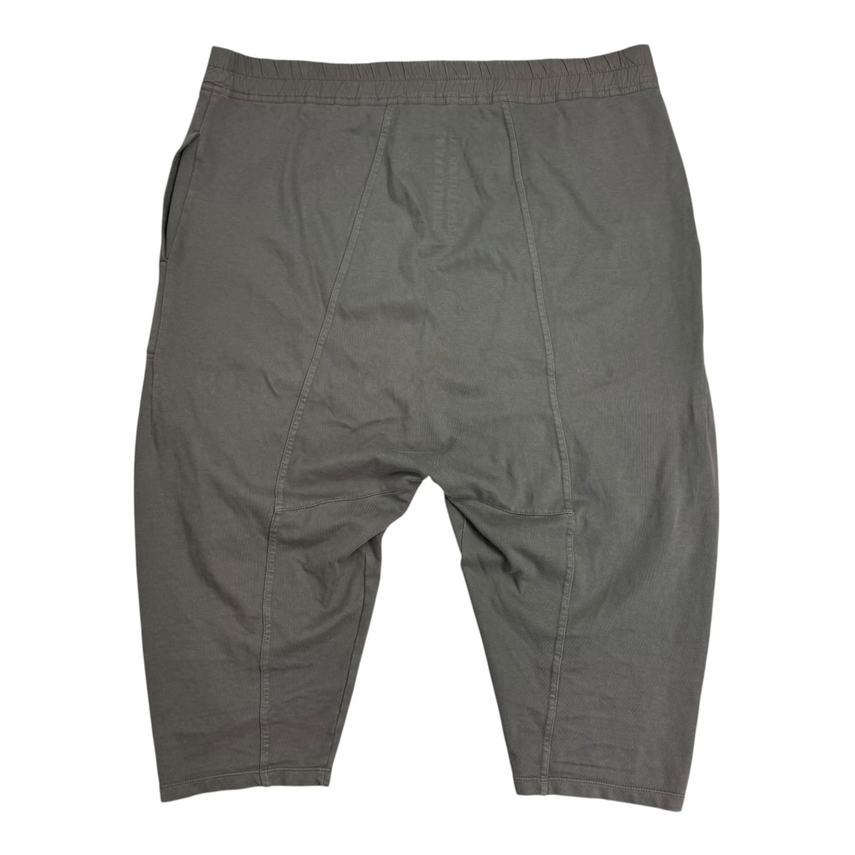 Rick Owens DRKSHDW Drop Crotch Cropped Shorts Dust