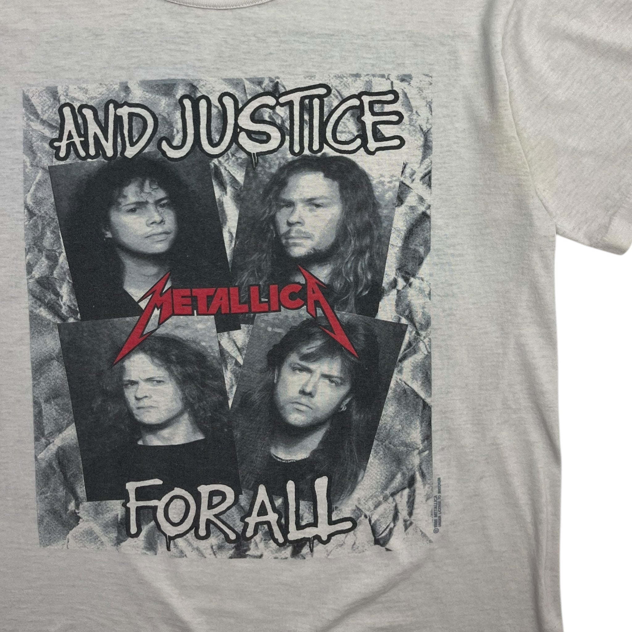 1988 Metallica "And Justice For All" Album Cover T-Shirt