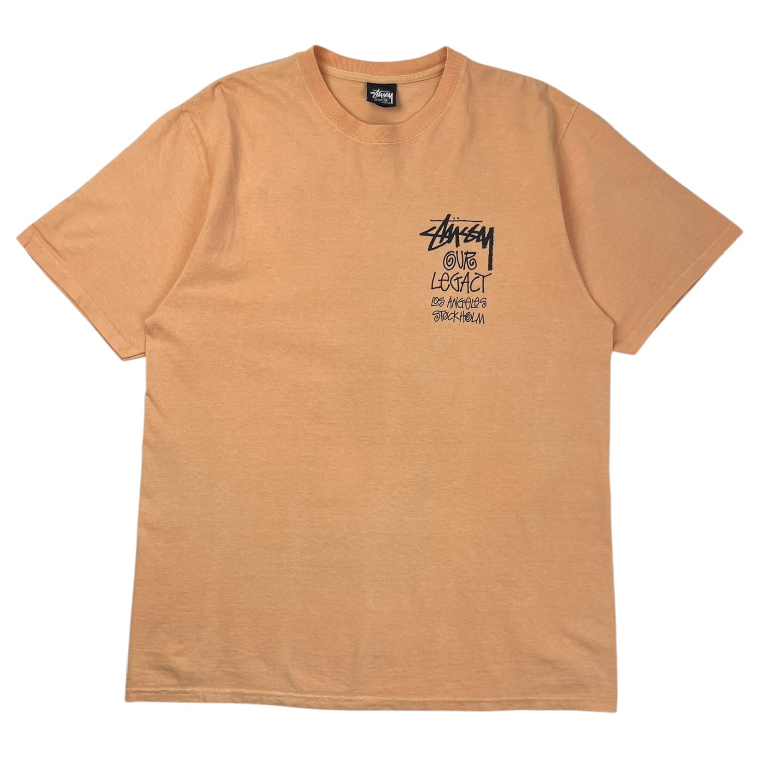 Stussy Our Legacy Work Shop 8 Ball Yin Yang Pigment Dyed Tee