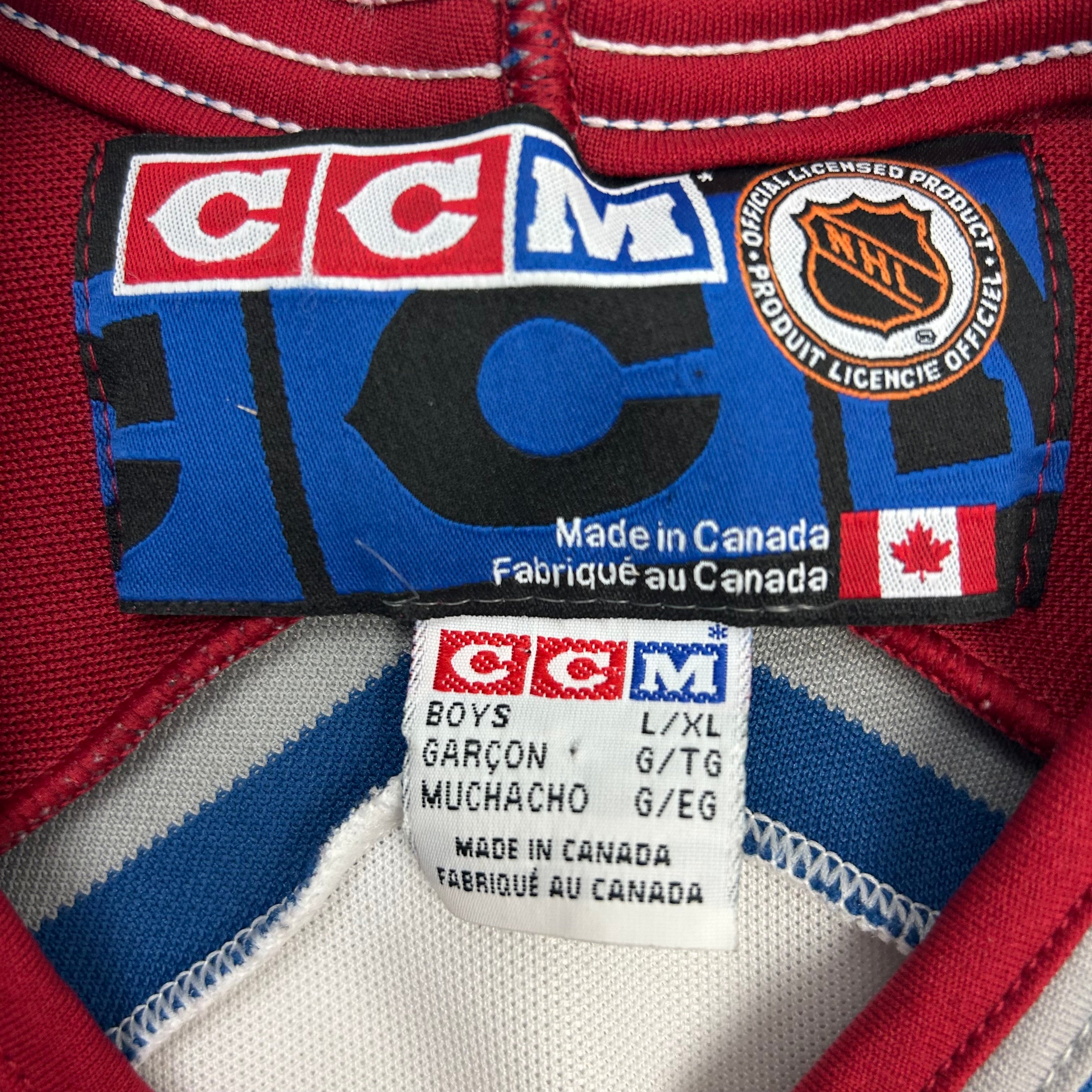 Vintage Colorado Avalanche CCM Hockey Jersey