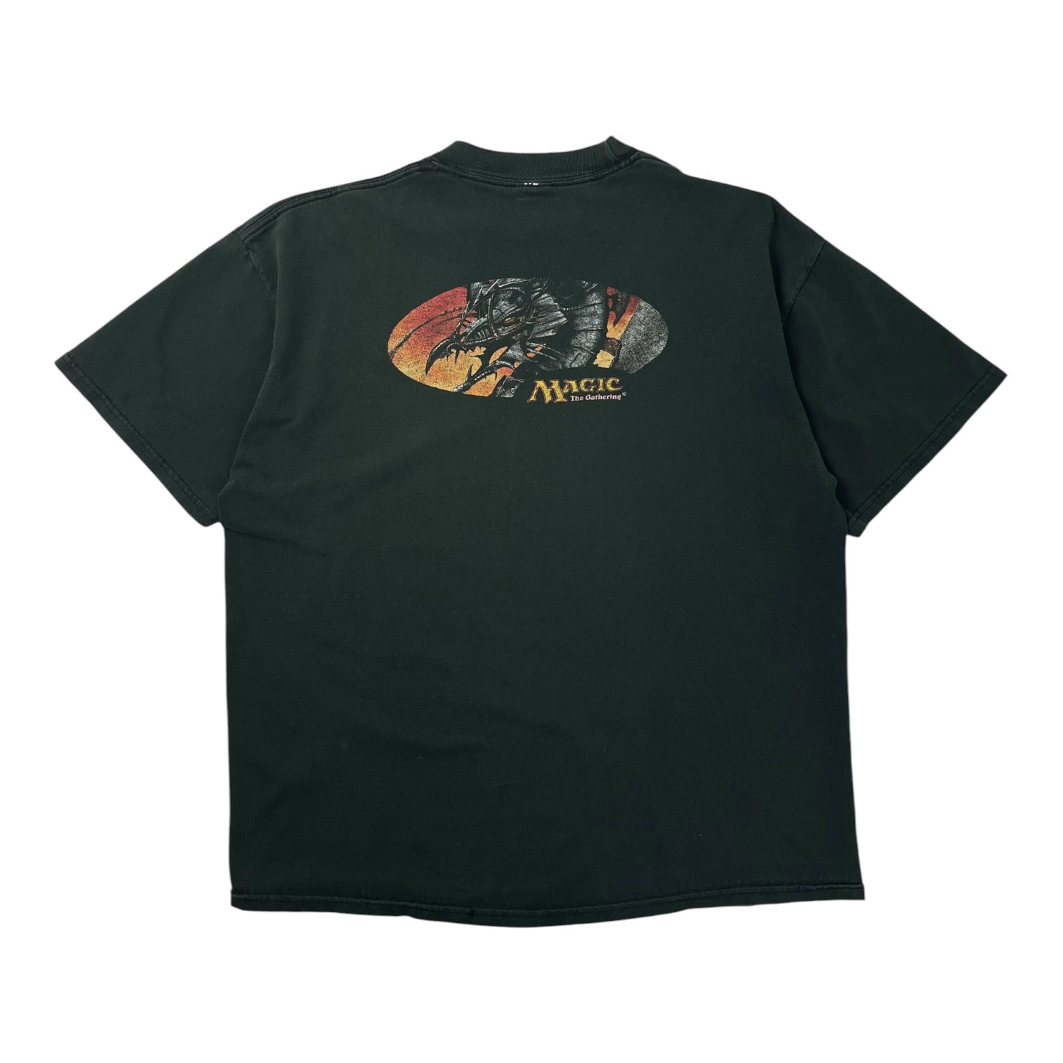 Vintage Magic the Gathering Promo T-Shirt Faded Black