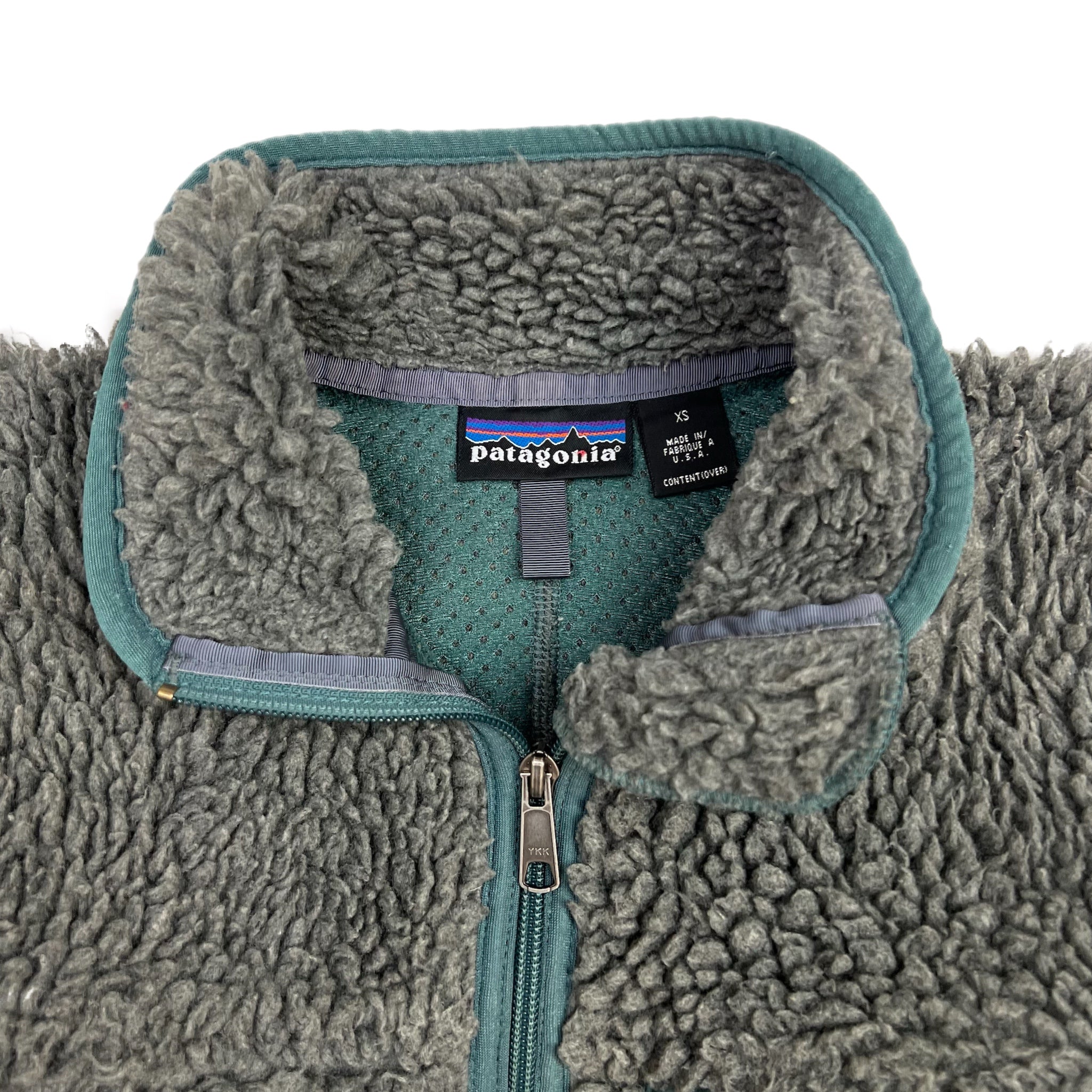 Vintage 1989 Patagonia Retro Deep Pile Fleece Charcoal