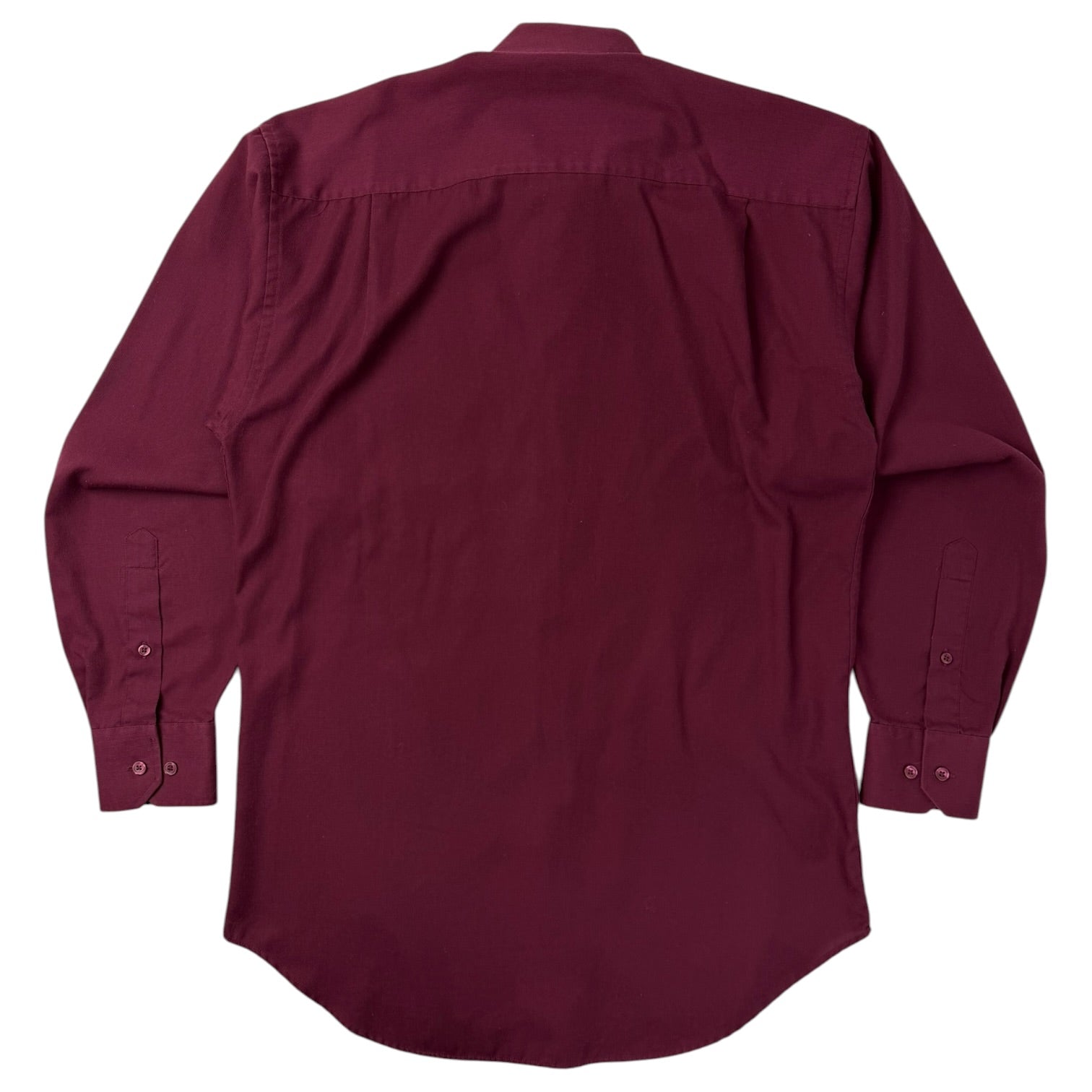 Balmain Button Down L/S T-Shirt Burgundy