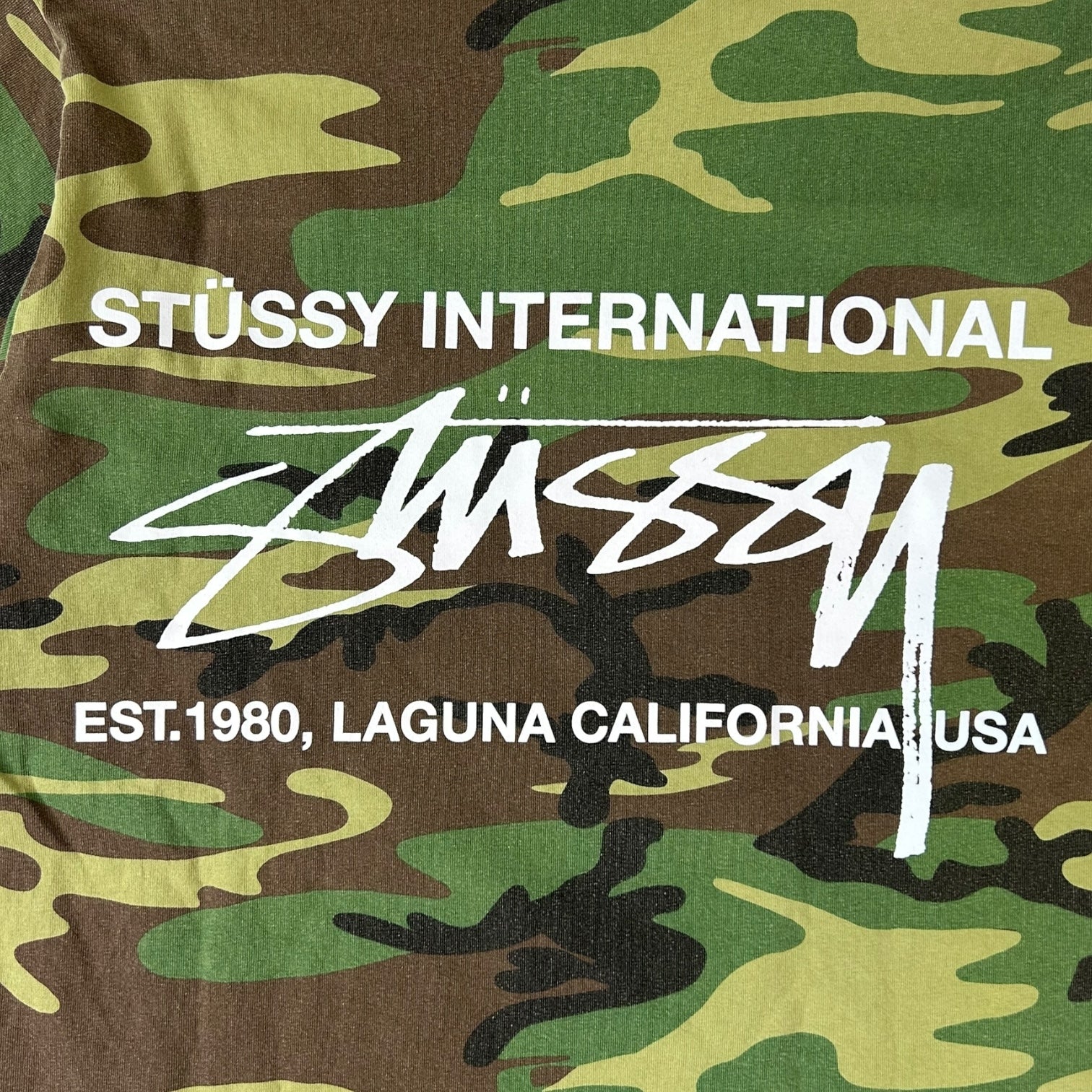 Stussy Smooth International T-Shirt Camo