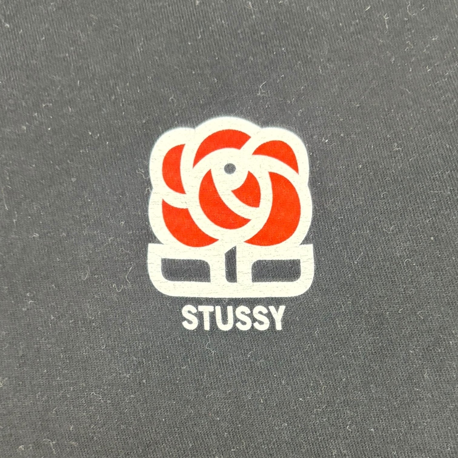 Stussy Fist & Rose T-Shirt Black