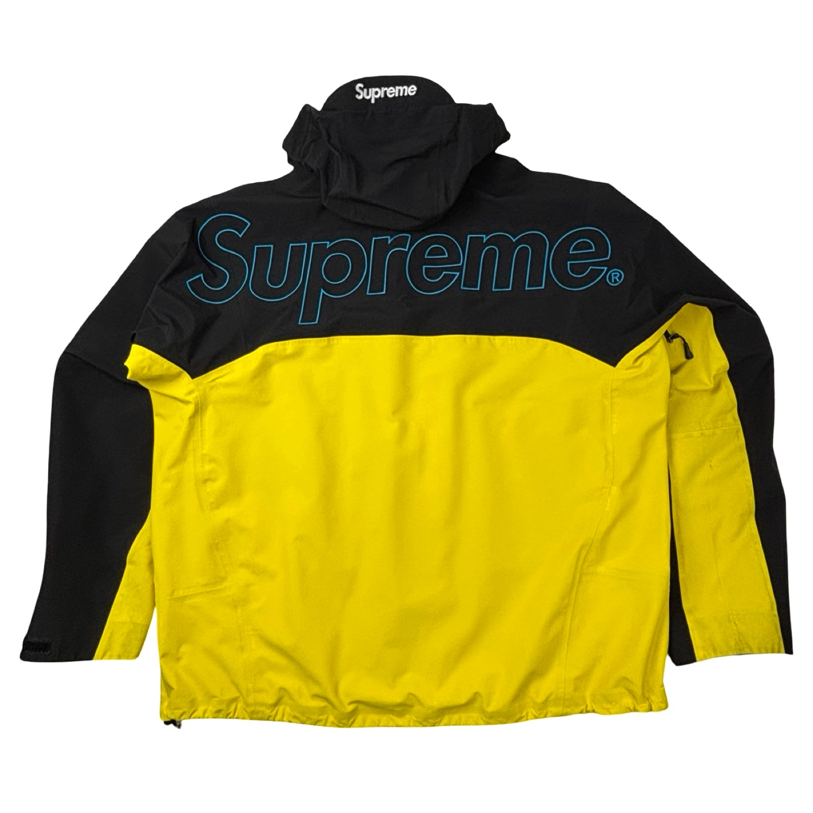 Supreme x The North Face Taped Seam Shell Jacket Yellow