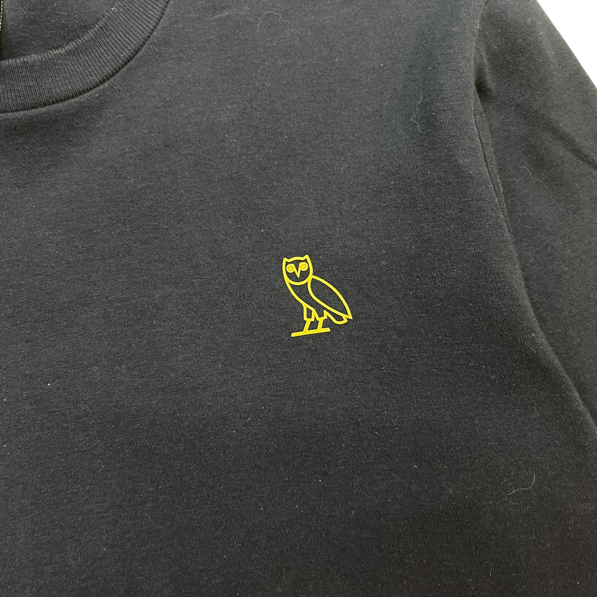OVO Owl Logo L/S Tee Navy