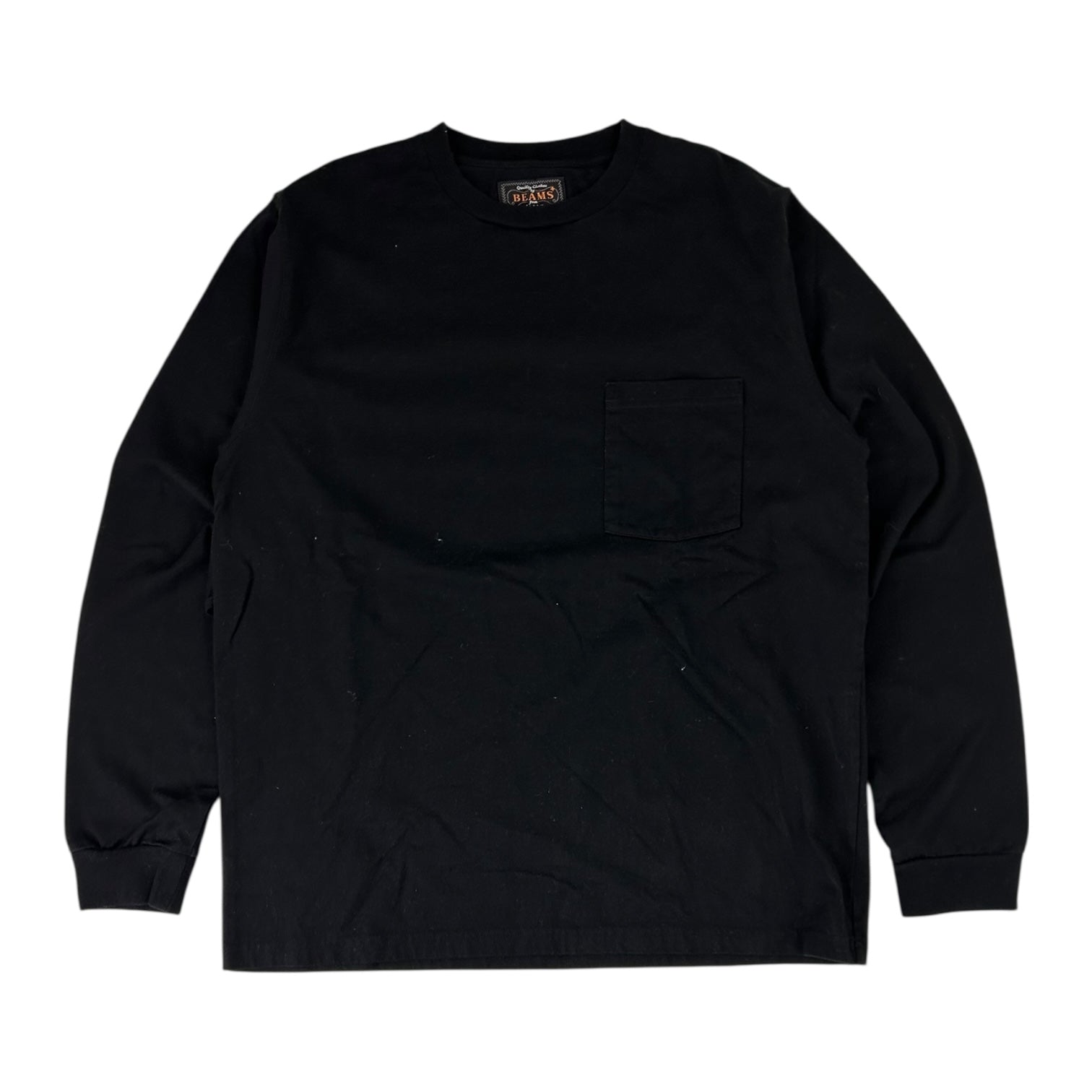 Beams Long Sleeve Crewneck Black