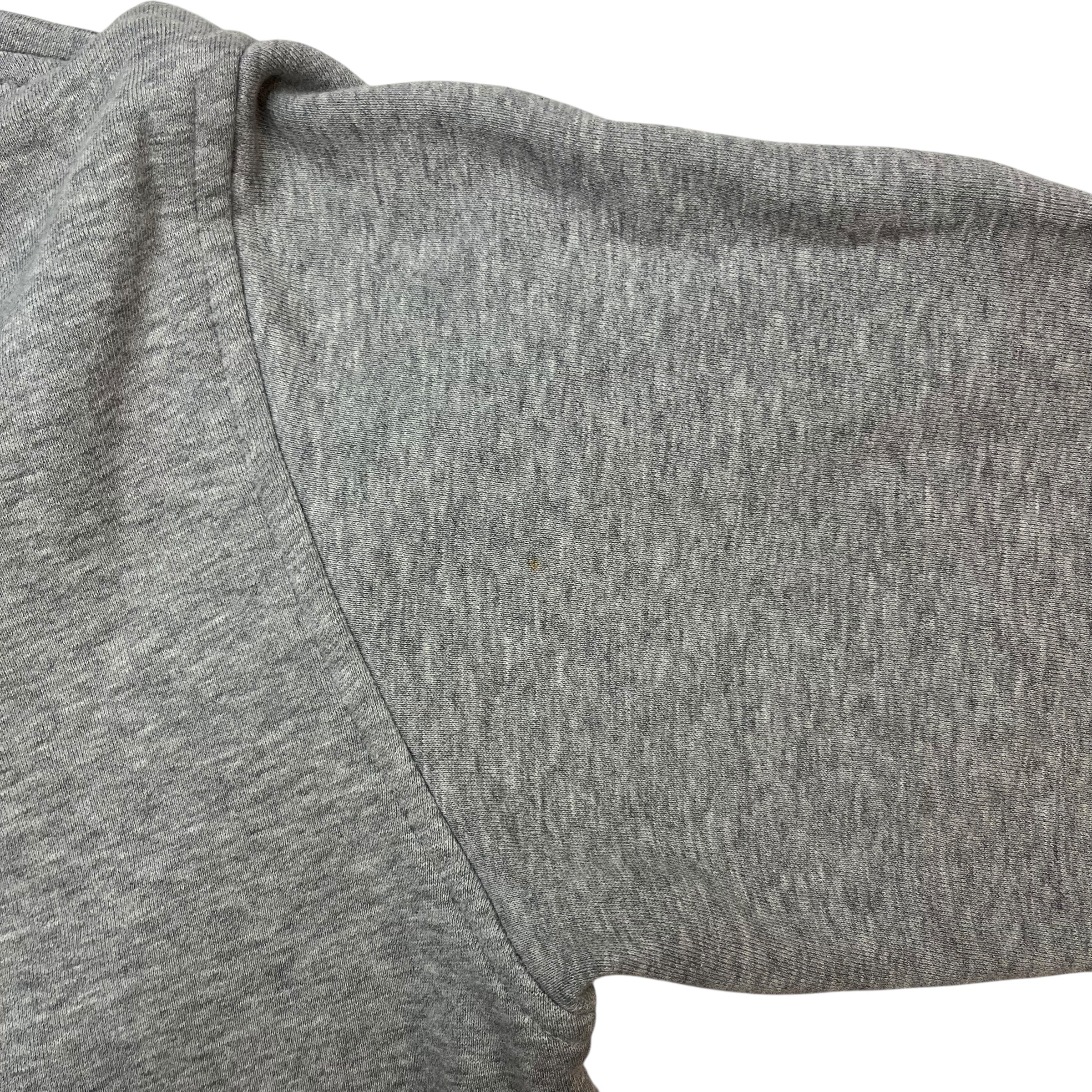 Vintage Nike Blue Swoosh Hoodie Grey