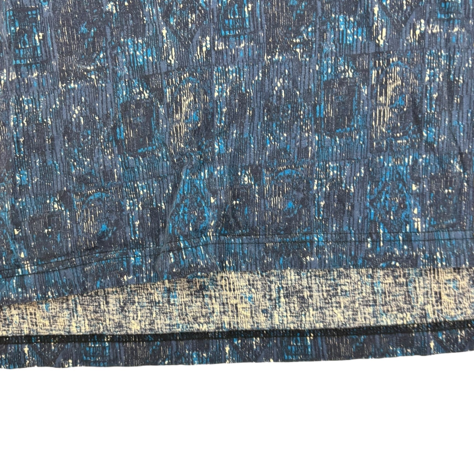 Vintage Nike Golf Patterned Polo T-Shirt Blue
