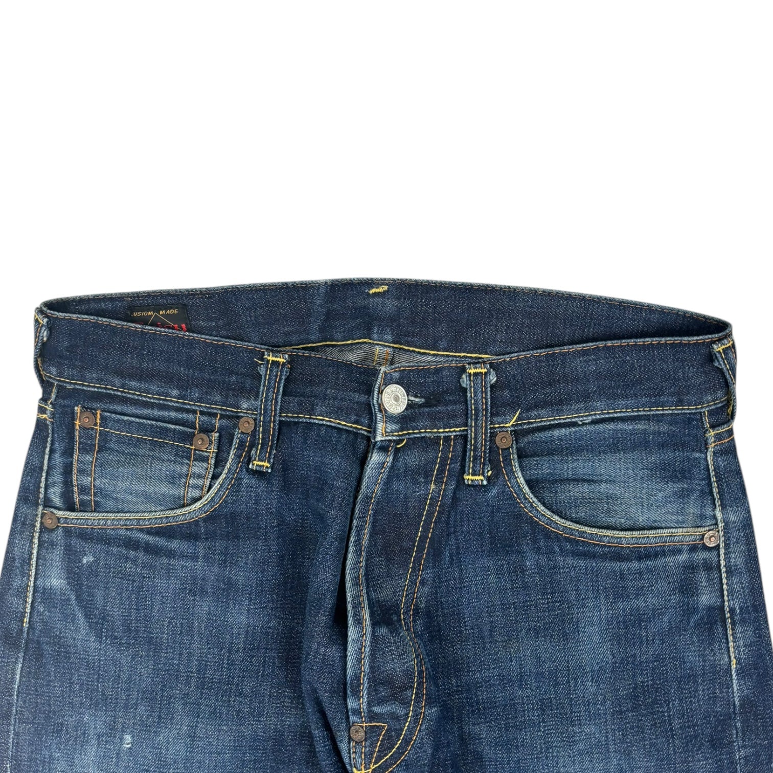 Vintage Y2K Evisu Indigo Seagull Denim Pant Dark Wash