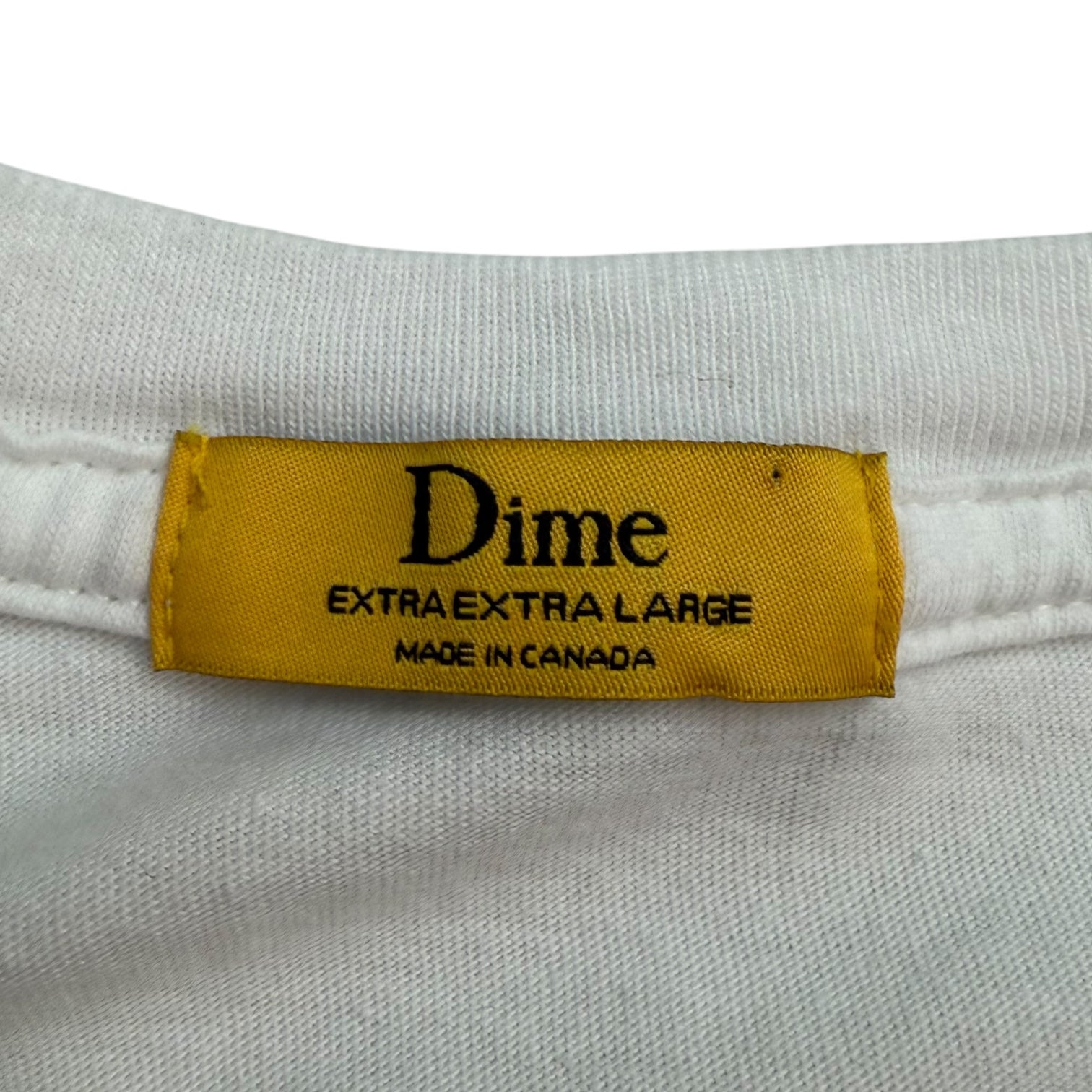 Dime Club Tee White