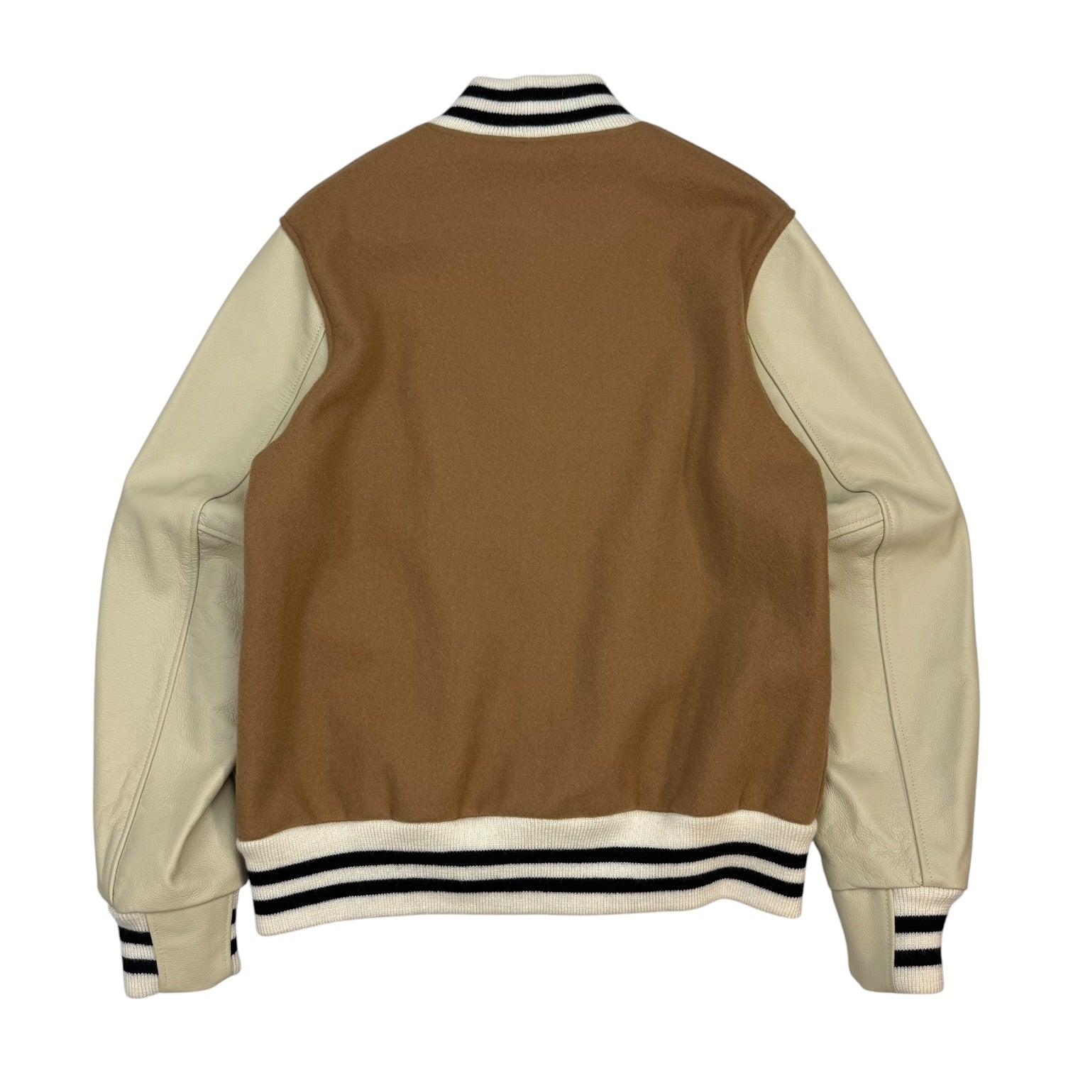 The Golden Bear Sportswear The Albany Varsity Jacket Camel/Brown