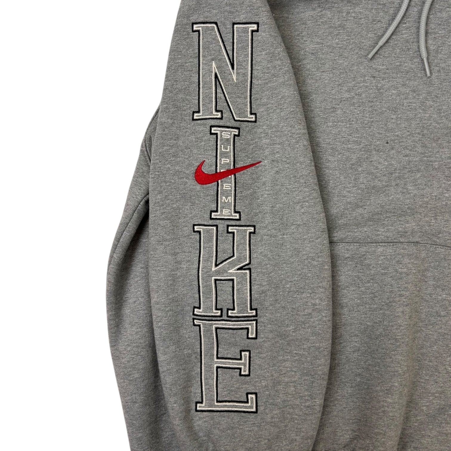 Supreme X Nike Hoodie Grey