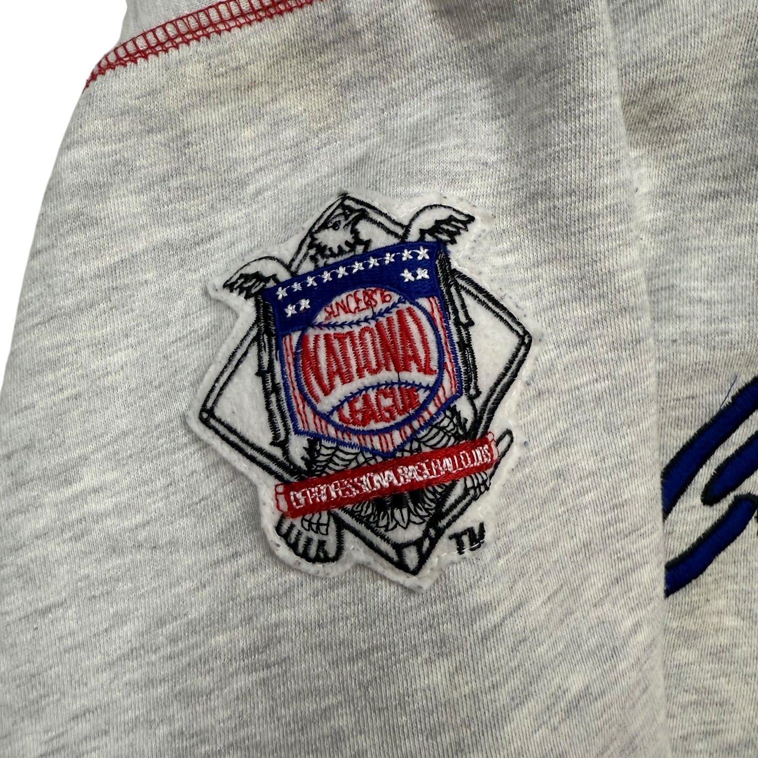 Vintage Starter Chicago Cubs Hoodie White/Blue