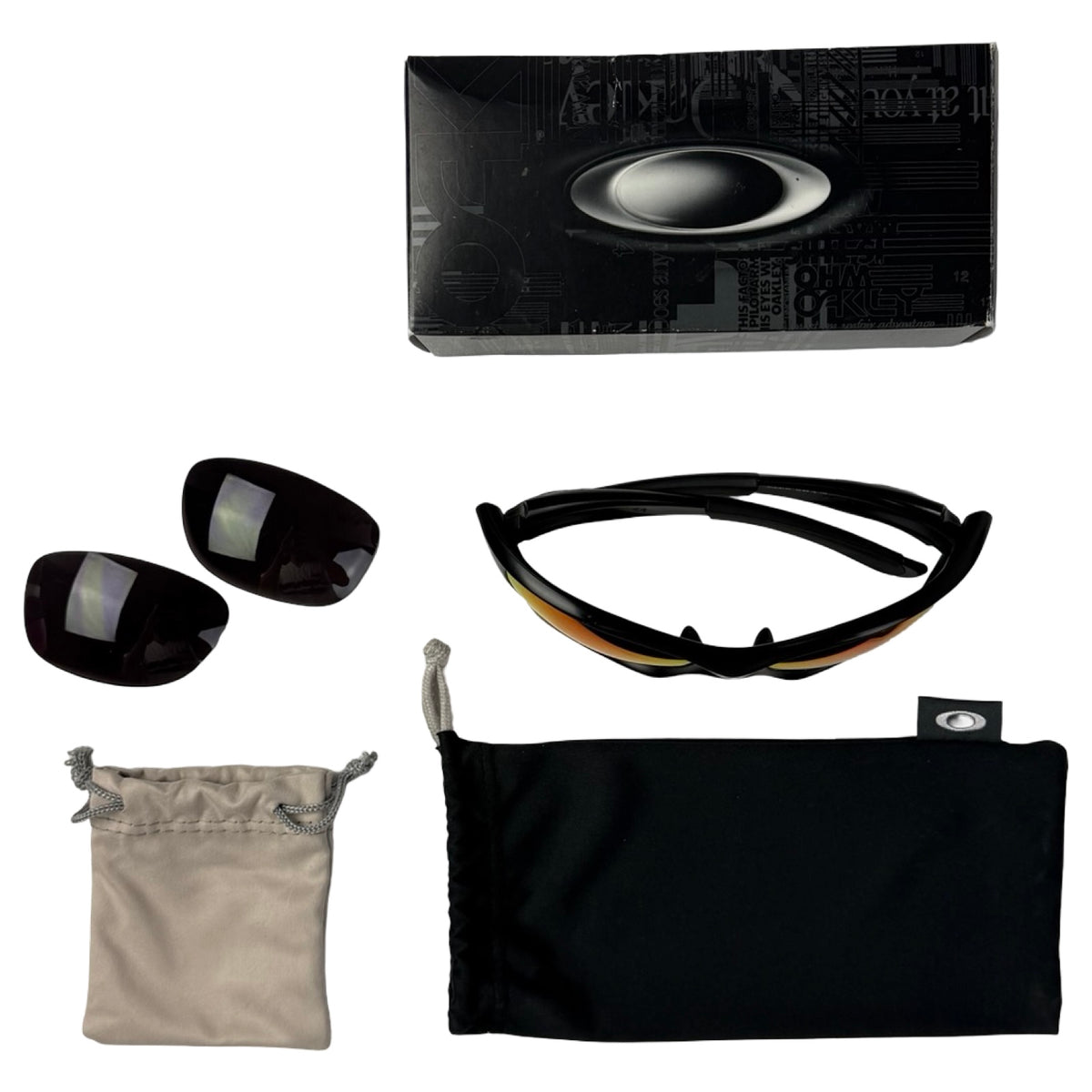 Vintage Oakley Pitbull Sunglasses Matte Black