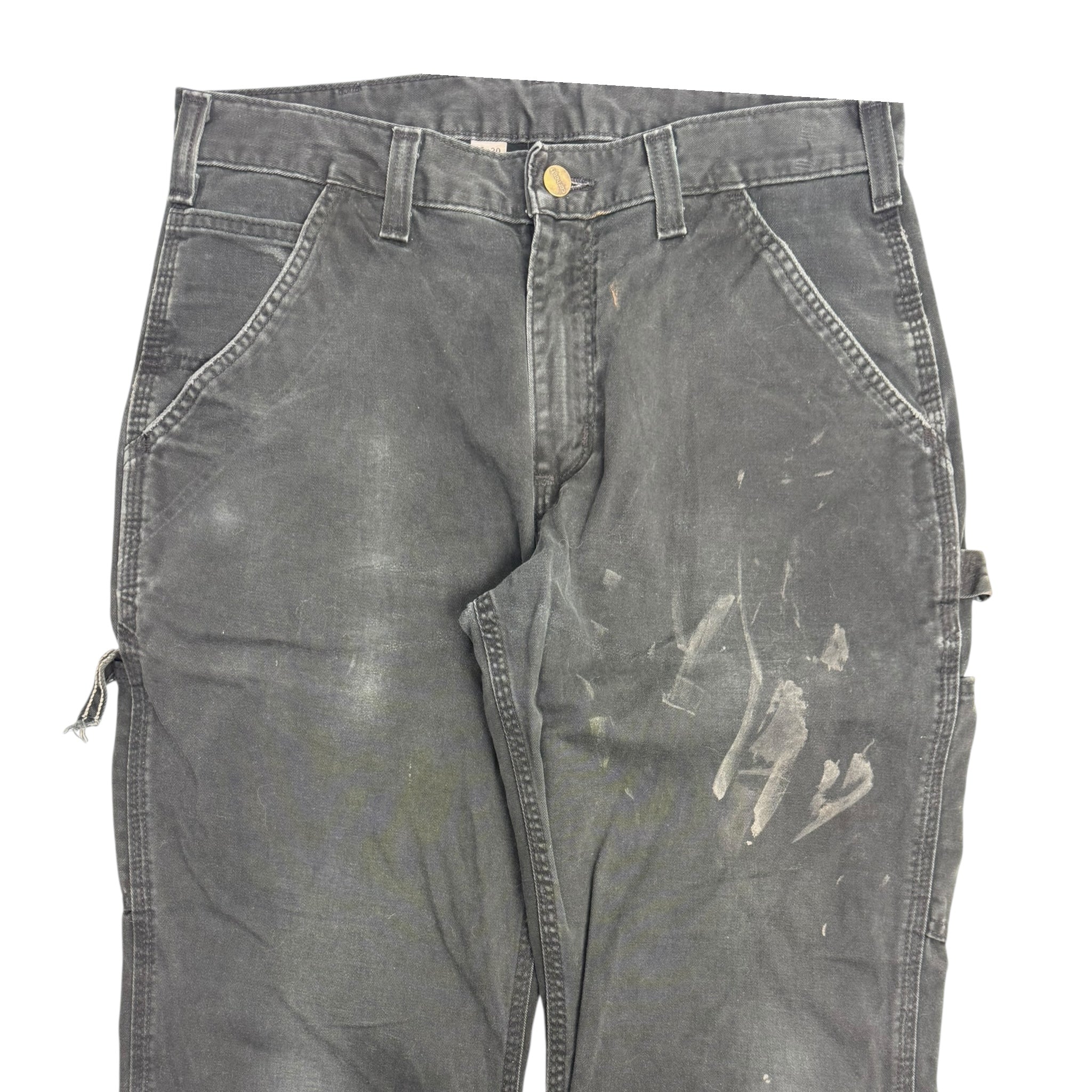 Vintage Carhartt Black Slack Canvas Bottoms