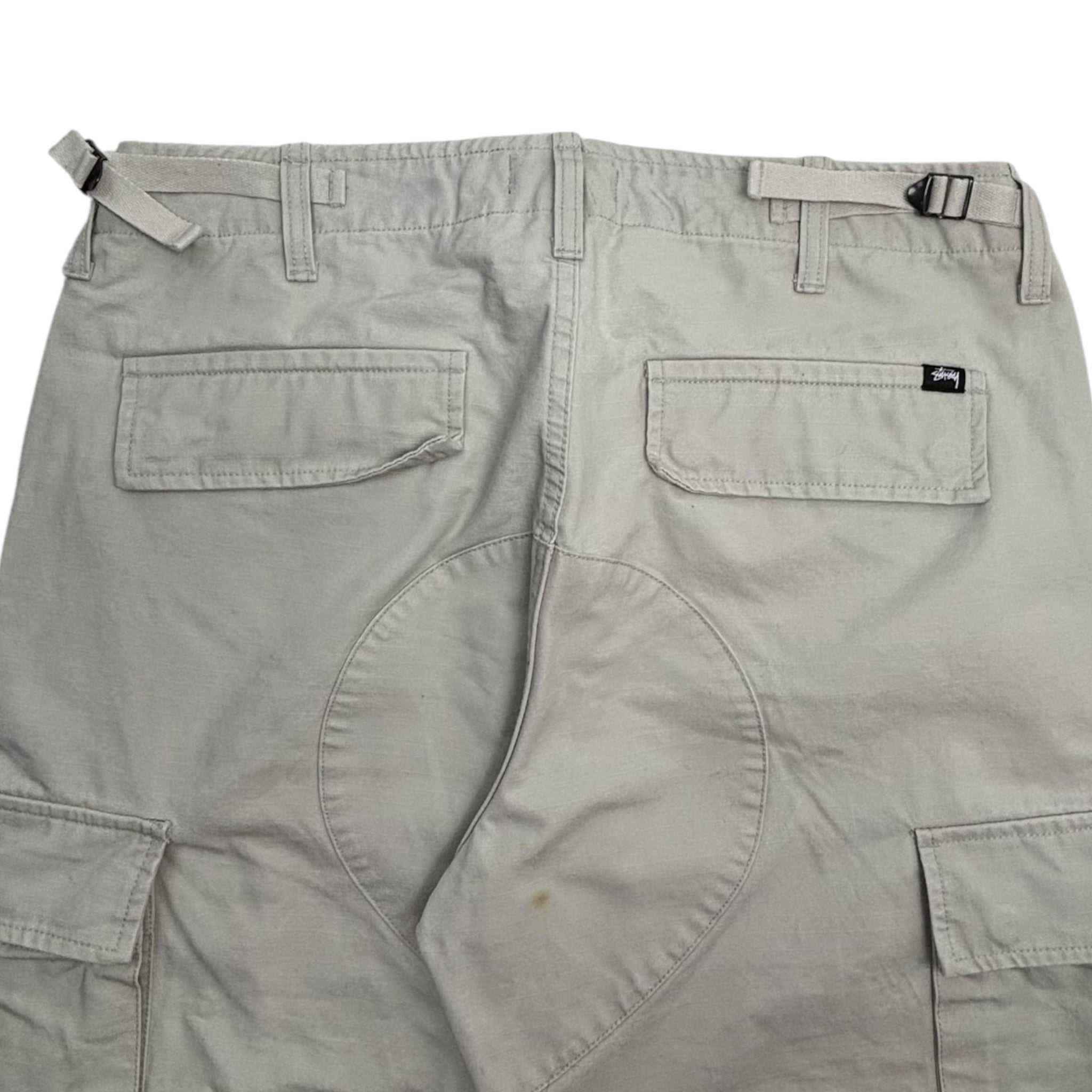 Stussy Ripstop Surplus Cargo Pant White