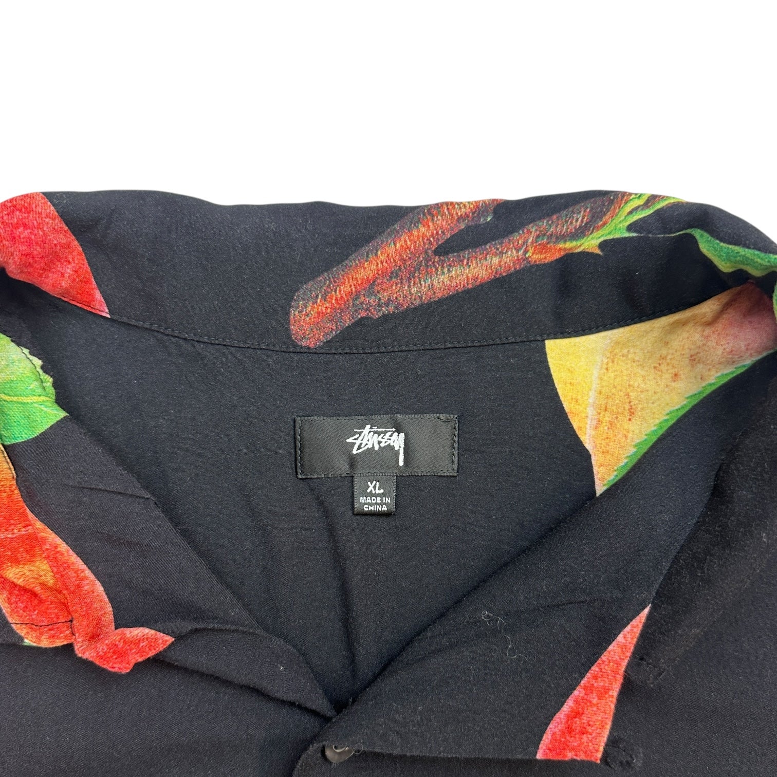 Stussy Rayon Peach Button Up