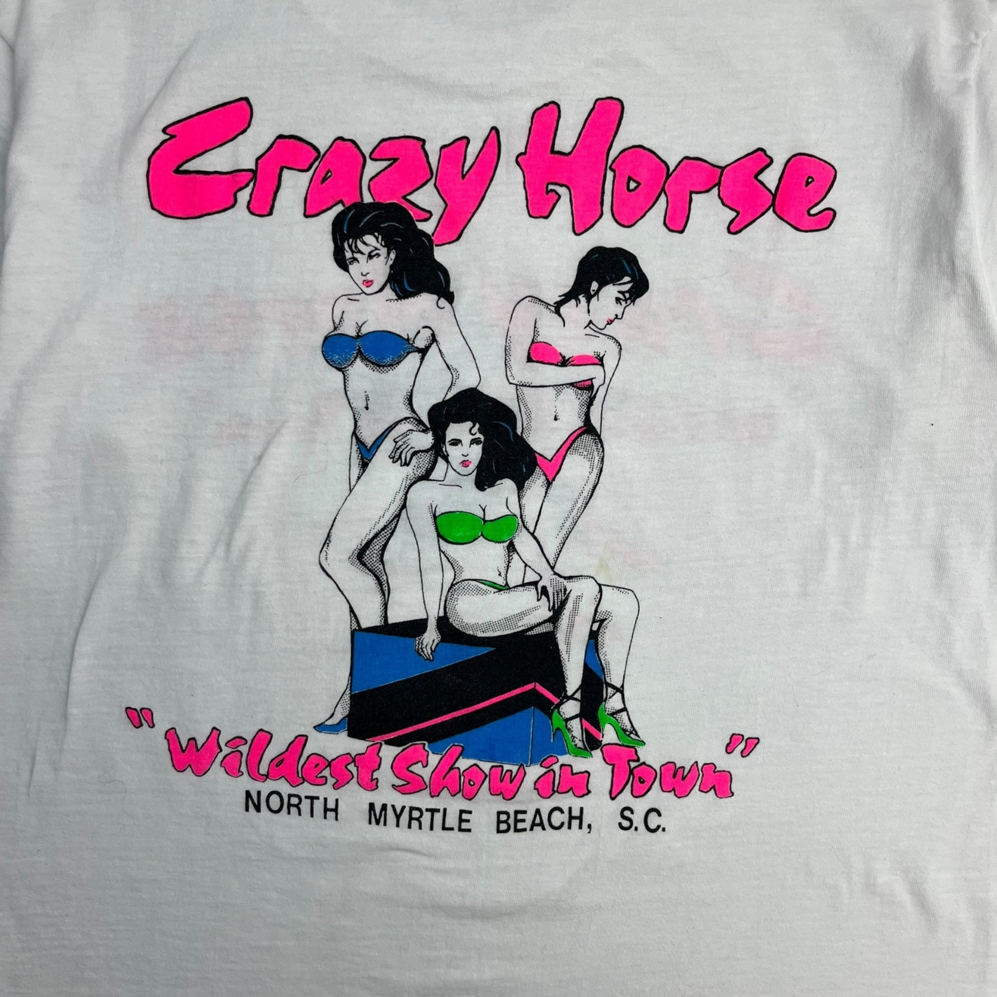 Vintage Crazy Horse “Wildest Show in Town” T-Shirt