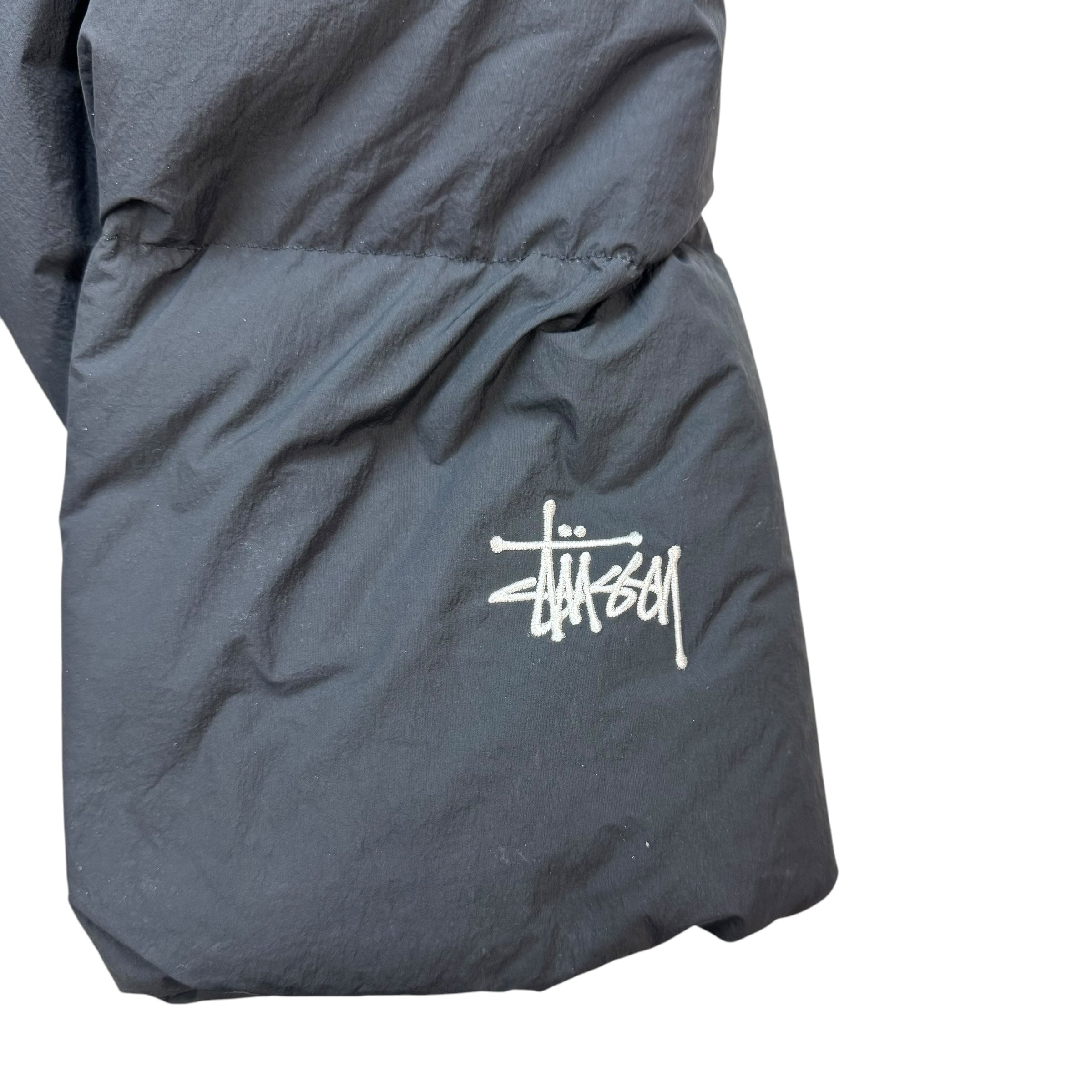 Stussy Nylon Down Puffer Jacket Black