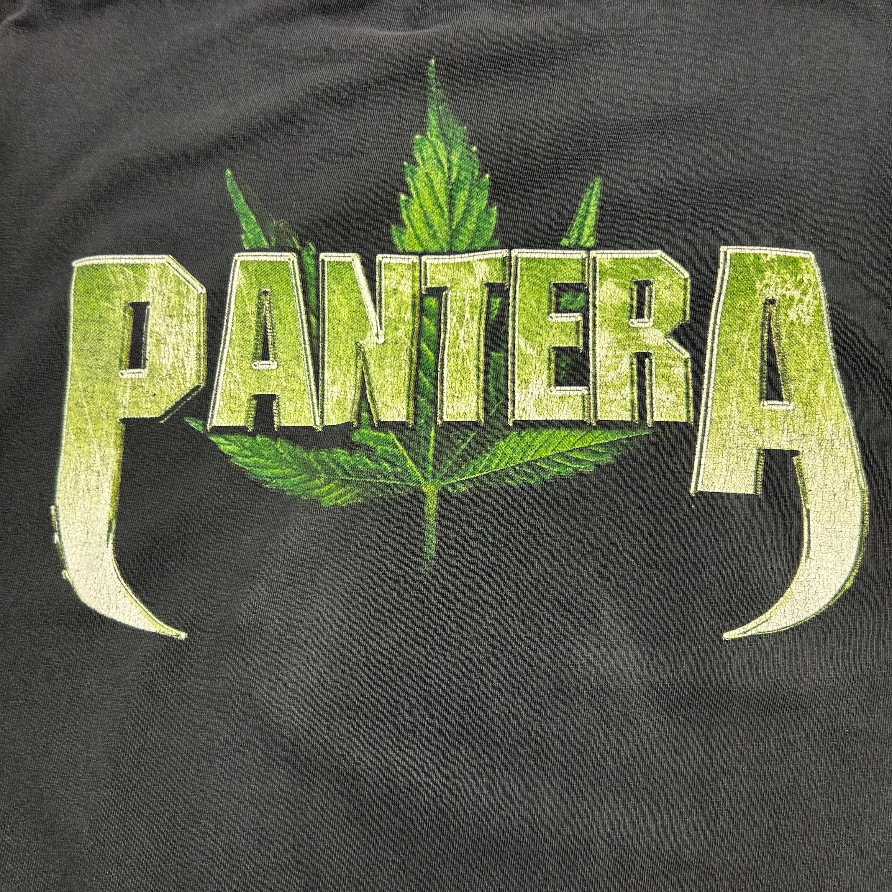 2002 Pantera Cannabis Tee Black