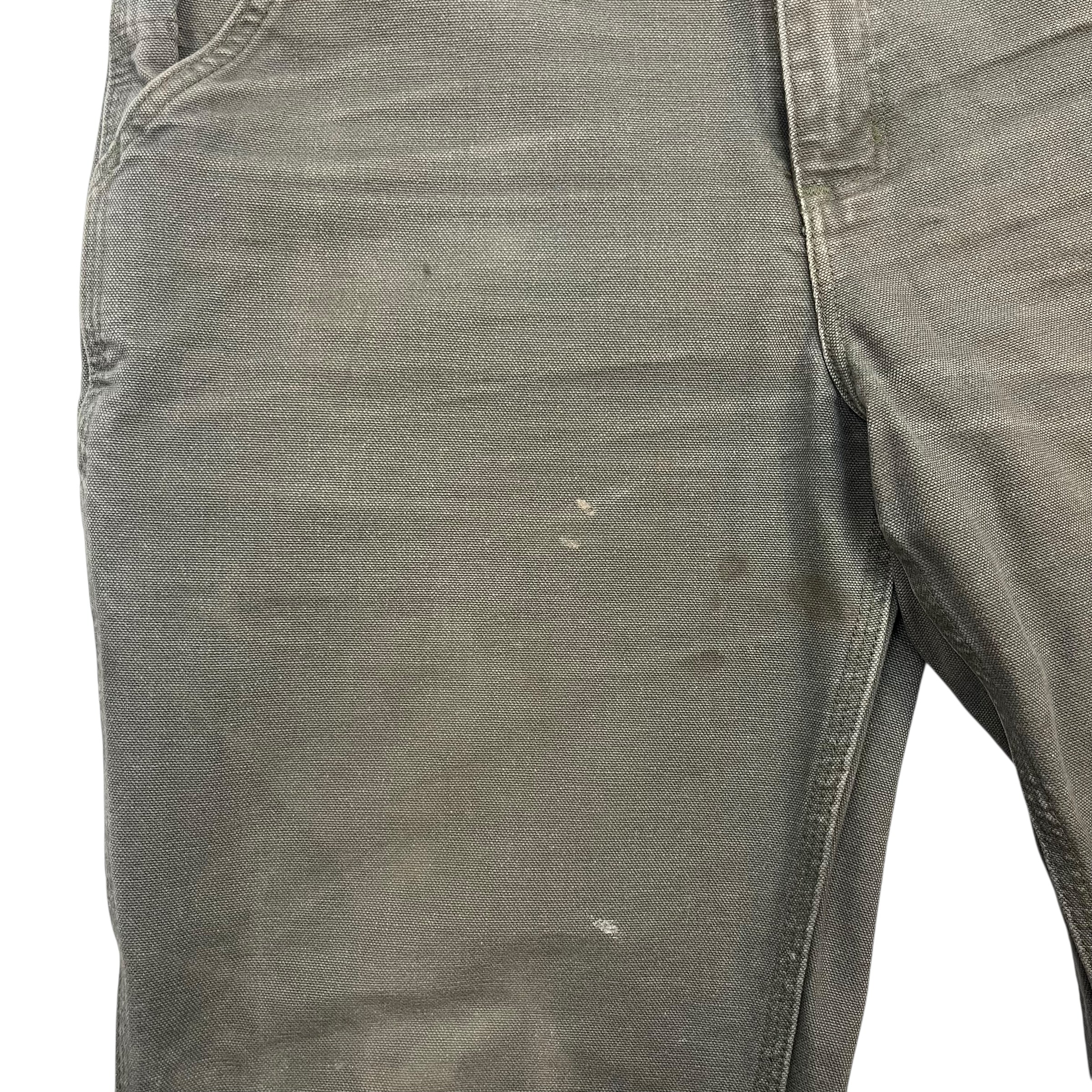 Vintage Carhartt Dungaree Denim Pants Green