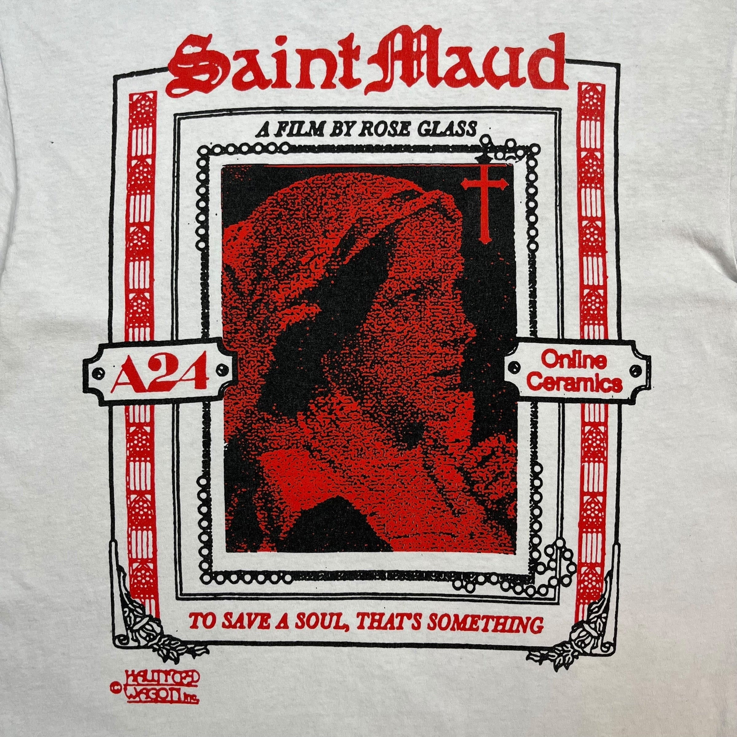 Online Ceramics A24 Saint Maud Tee White