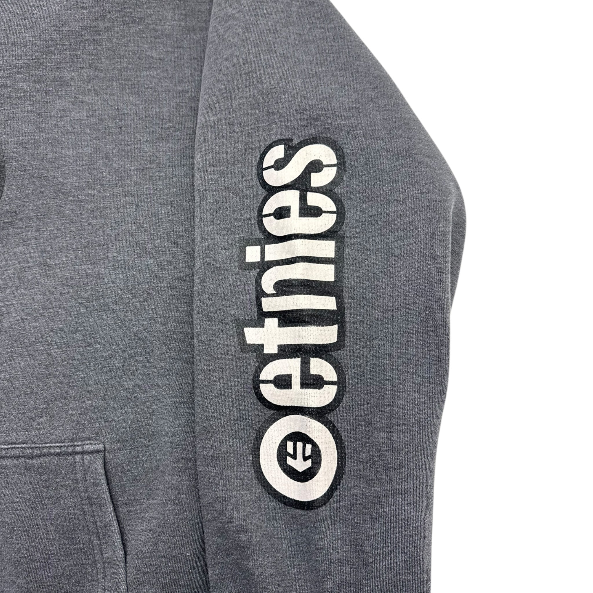 Y2K Etnies Skate Hoodie Grey