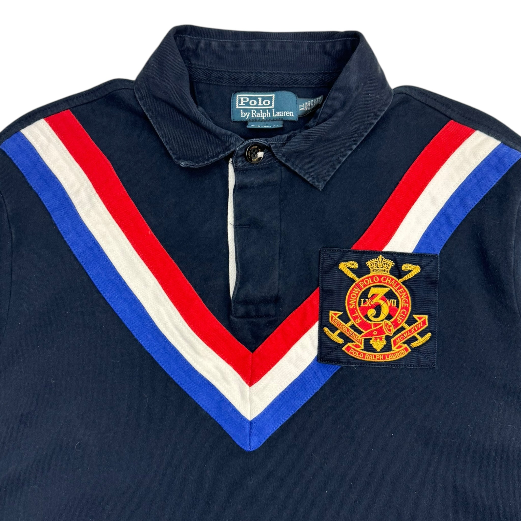 Vintage Polo Ralph Lauren Snow Challenge Collared Sweater