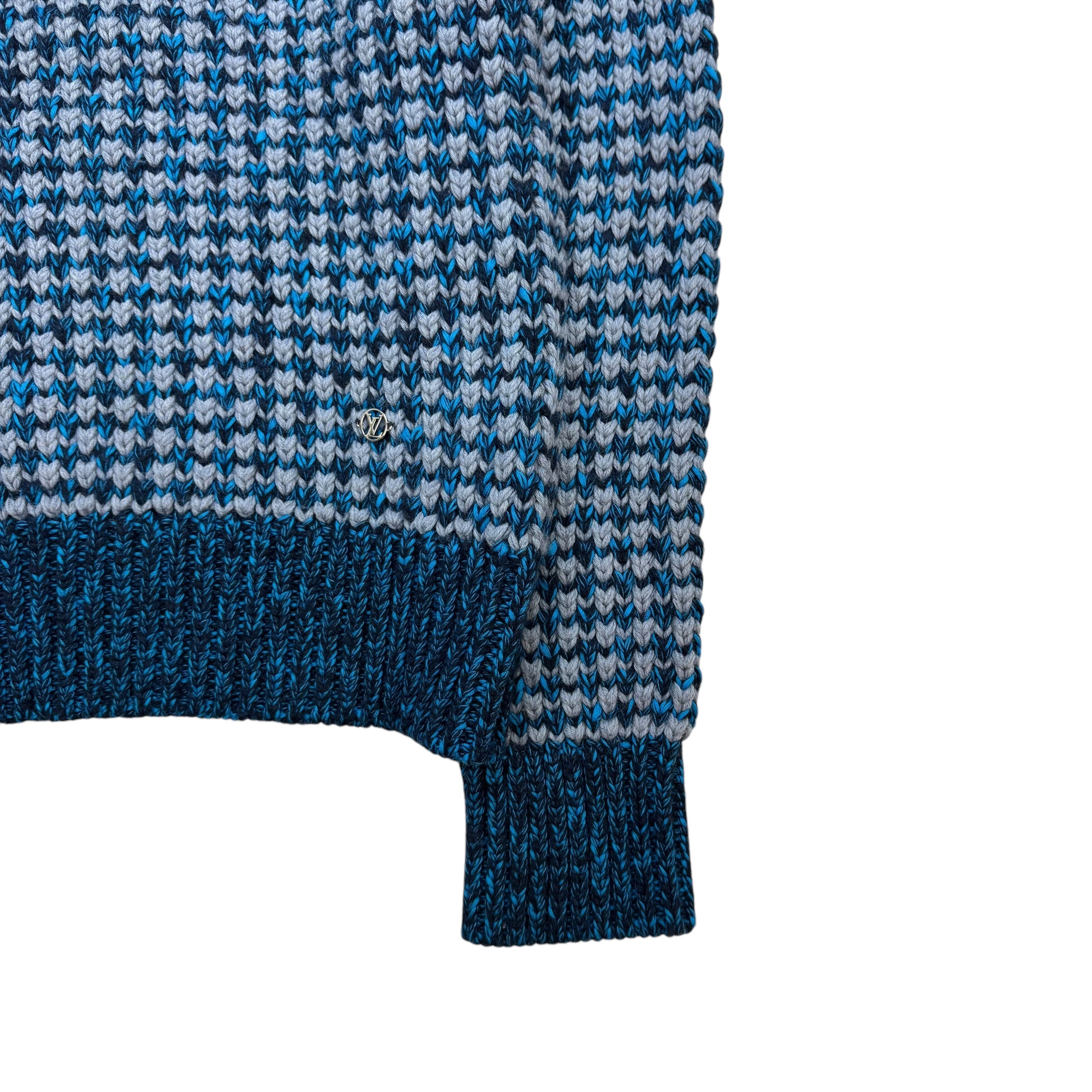 Louis Vuitton Stripped Raglan Crewneck Marine