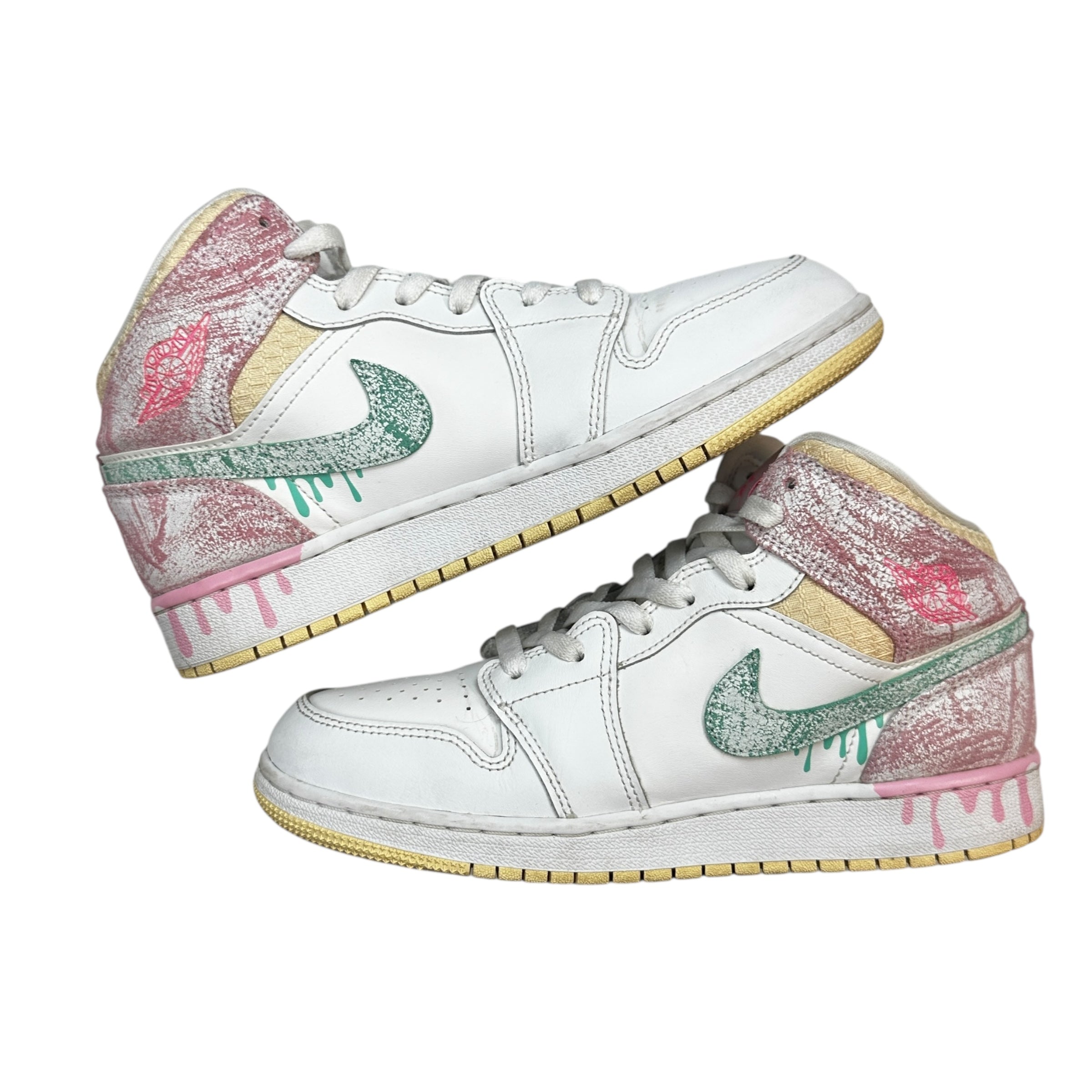Jordan 1 Mid Paint Drip (Used)
