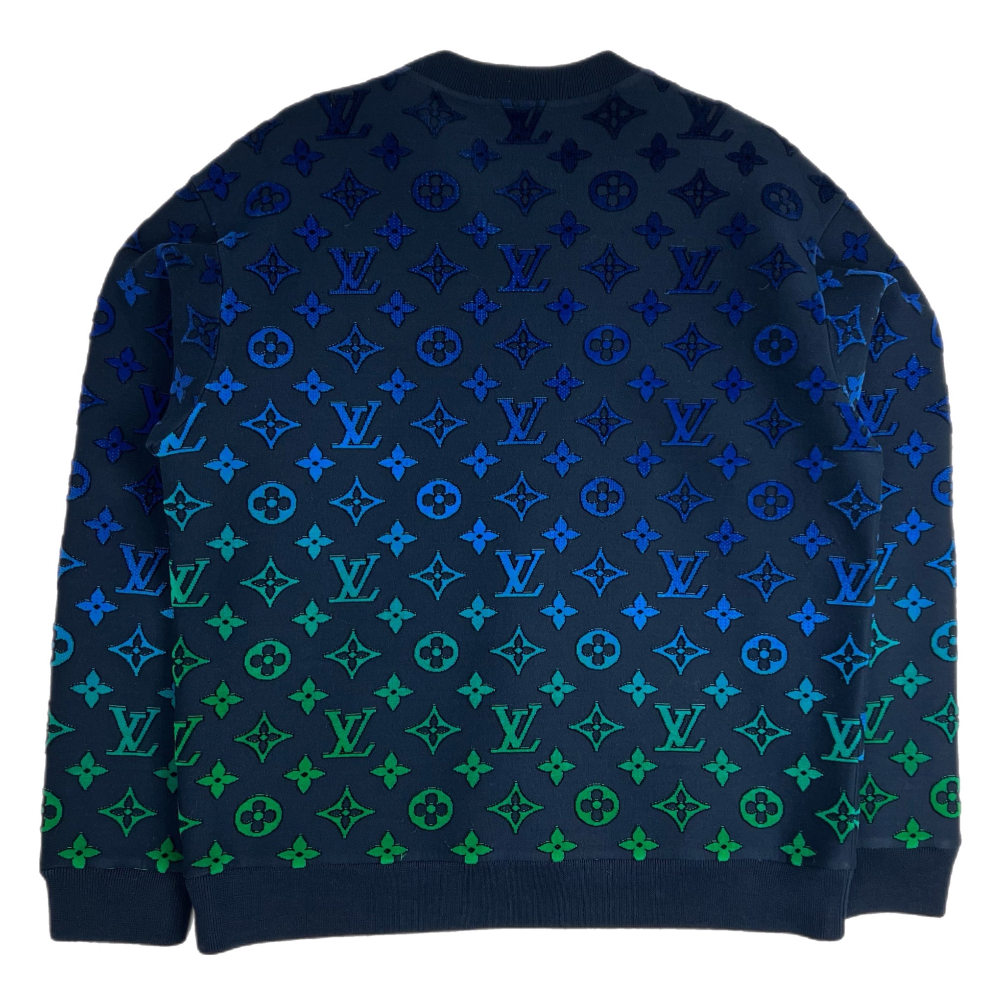Louis Vuitton Gradient Monogram Fil Coup Virgil Abloh Crewneck