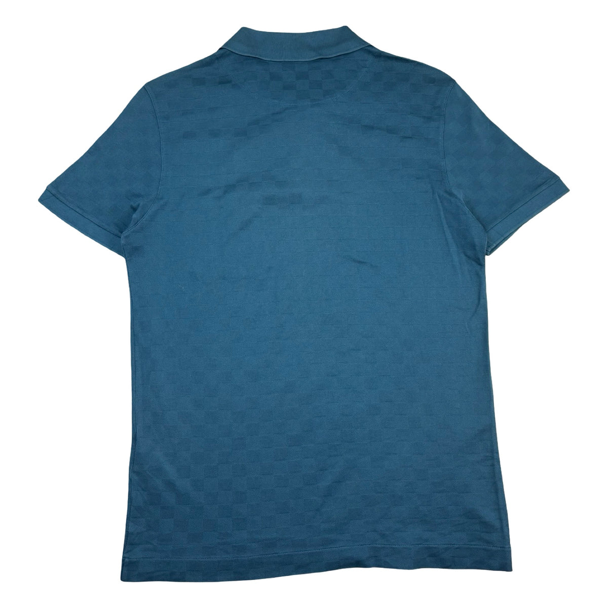 Louis Vuitton Damier Half-Pocket Polo Shirt Blue