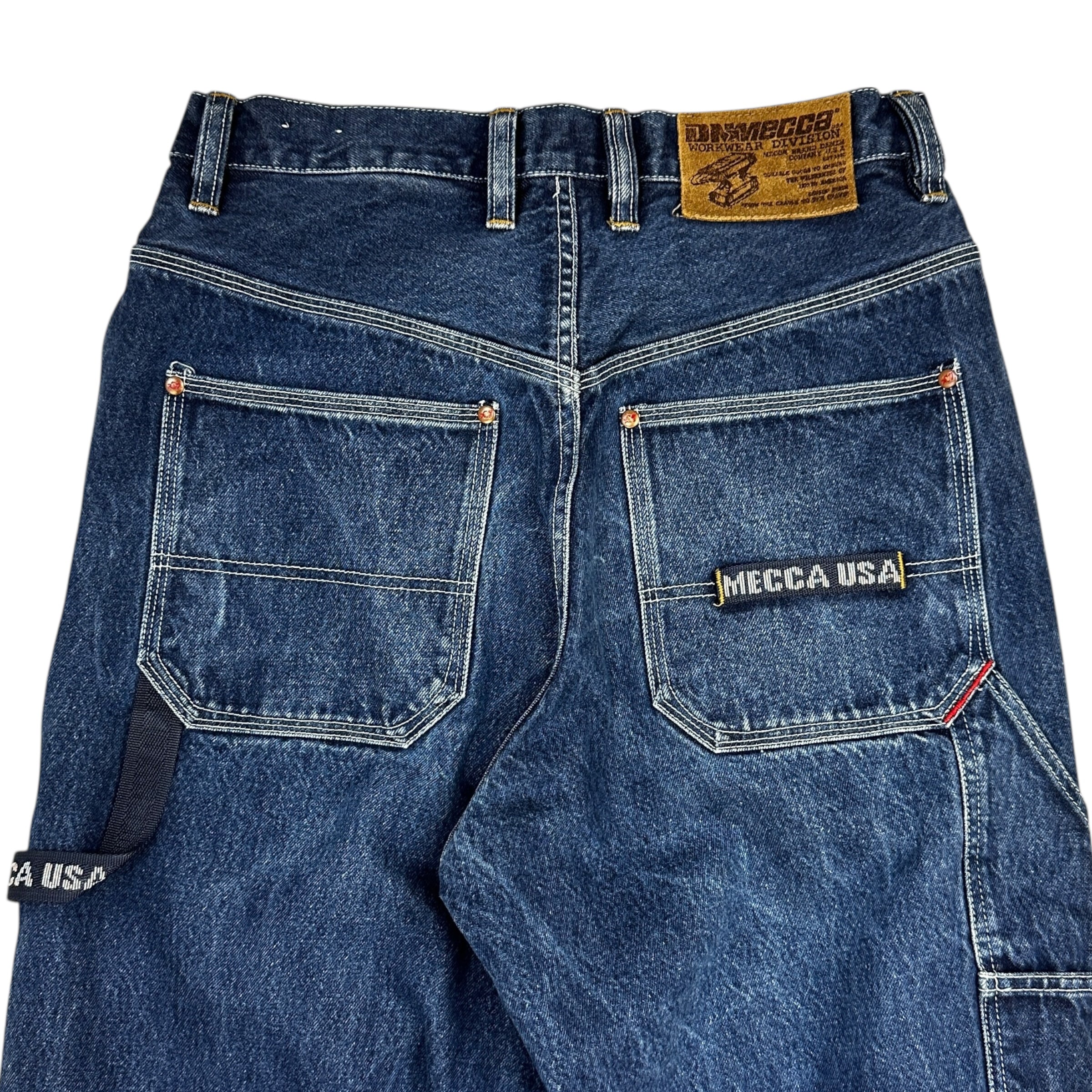 Vintage Y2K Mecca Denim Carpenter Pants Indigo