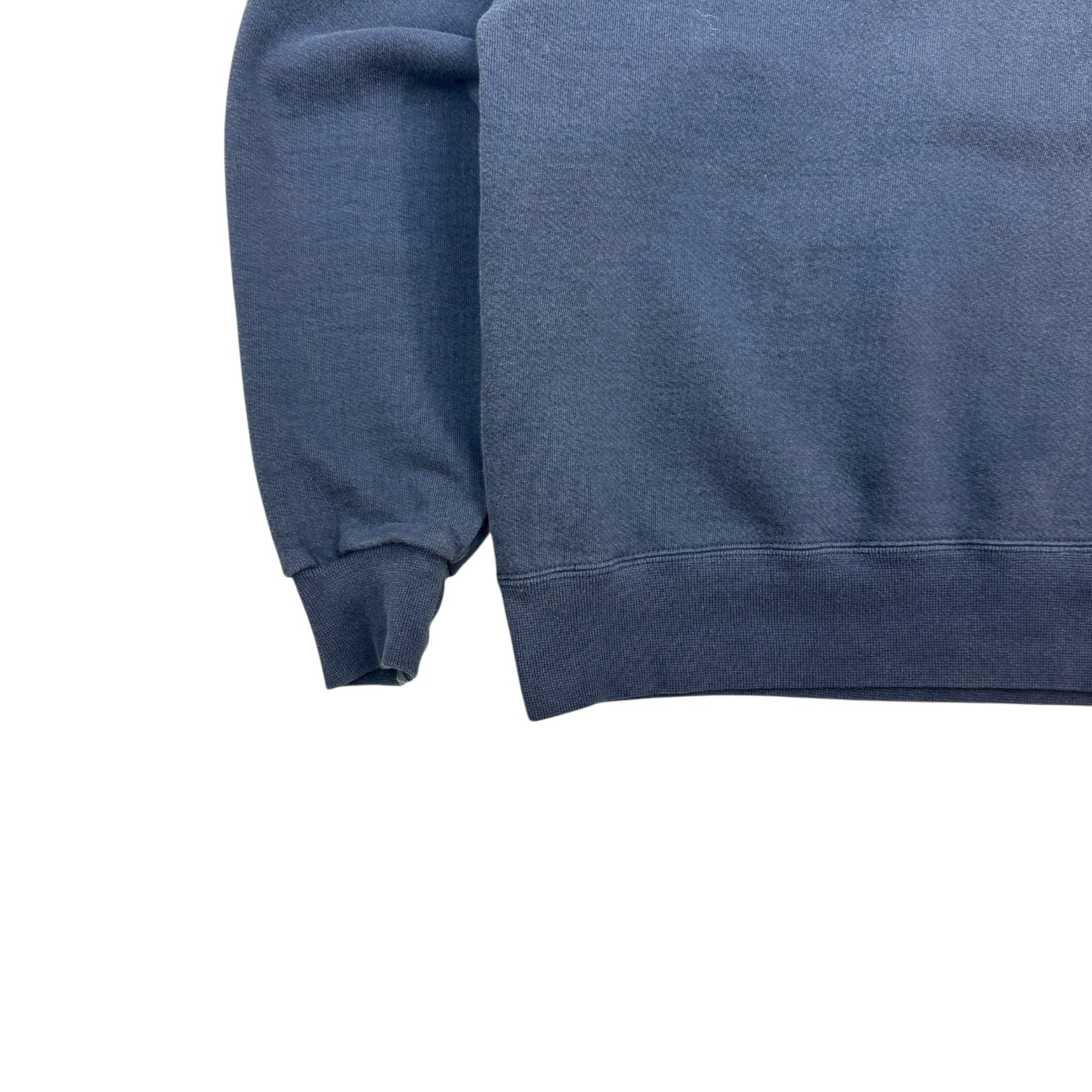 Vintage Russell Athletic Blank Crewneck Sweater Navy Blue