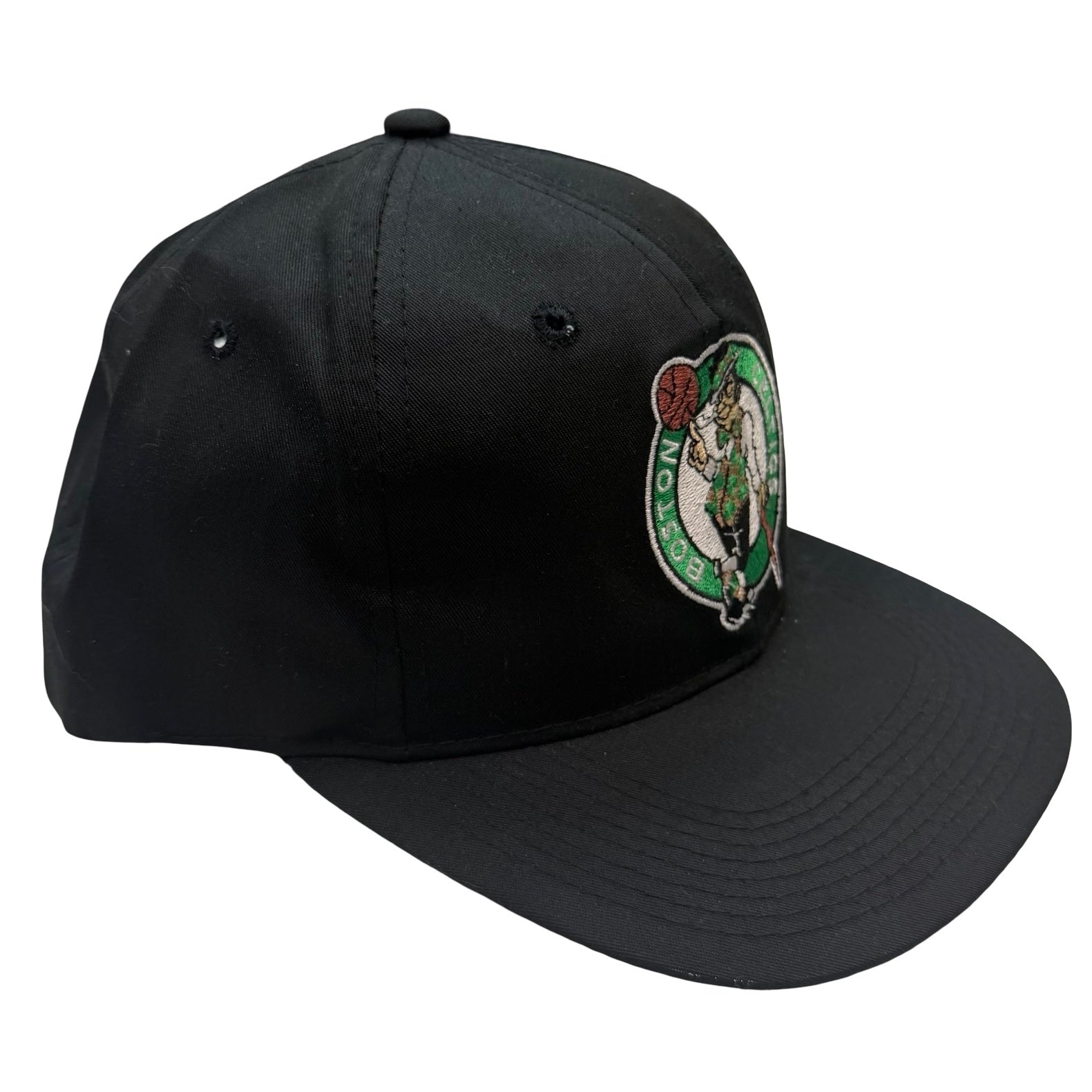 Vintage Boston Celtics Snapback Hat Black