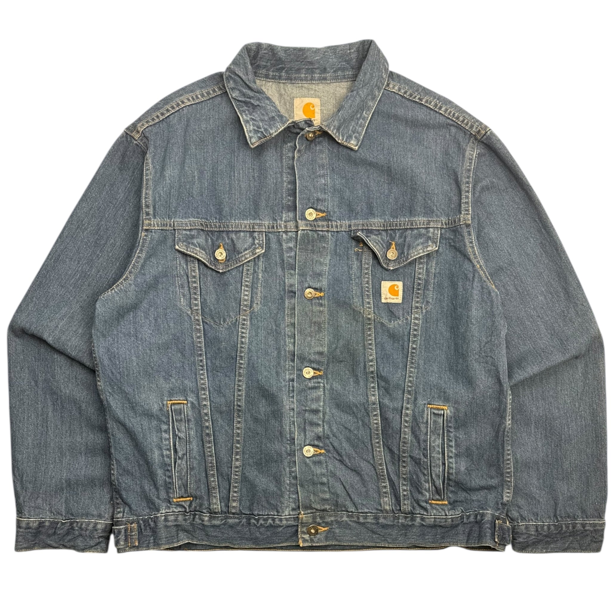 Carhartt J291 Denim Trucker Jacket Dark Wash