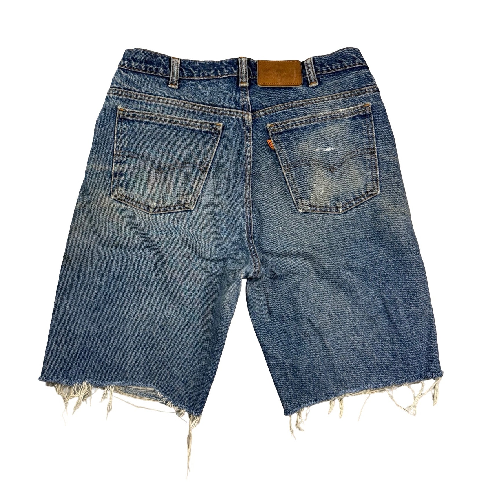 Vintage Levi’s 619 Orange Tab Denim Shorts Blue