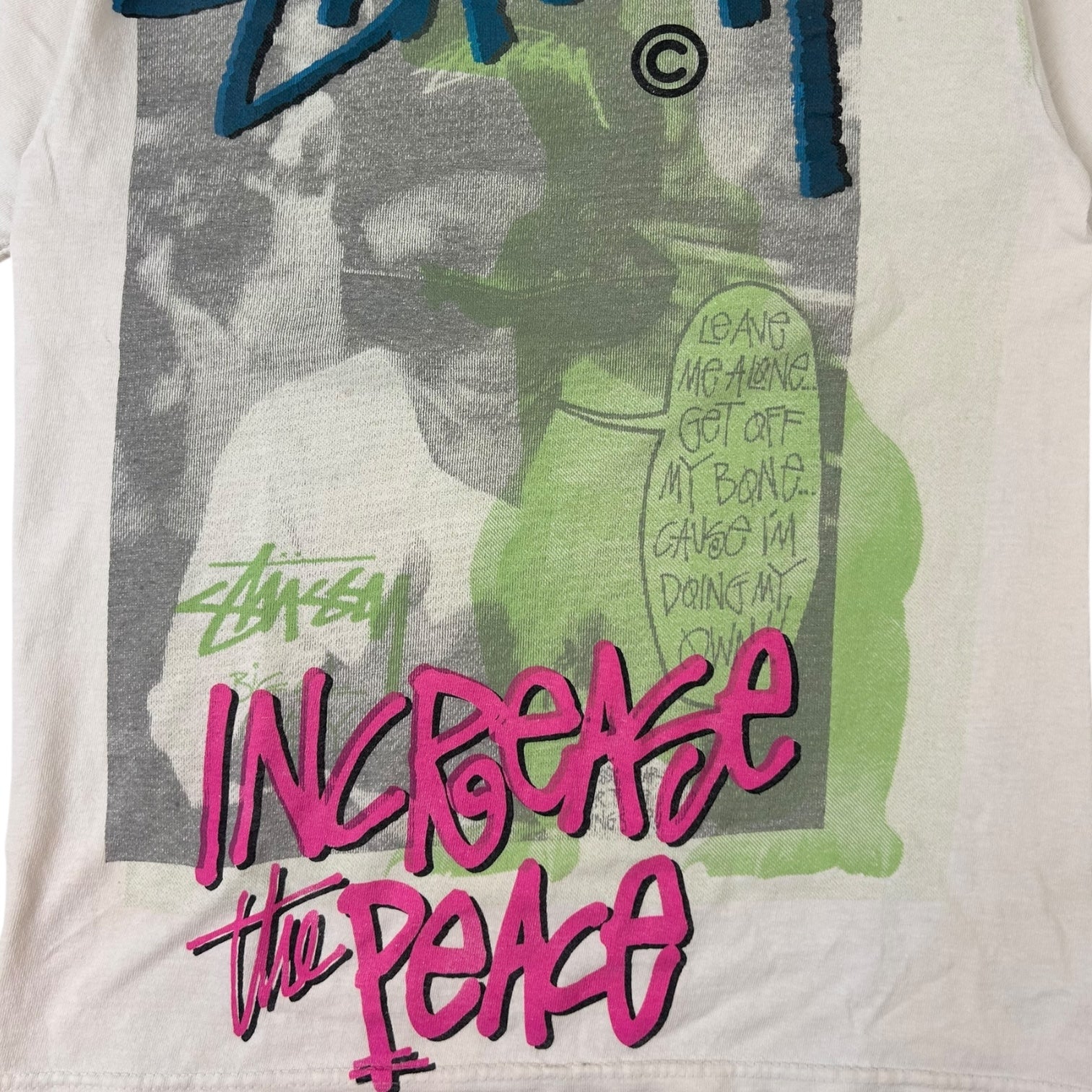 Stussy Increase The Peace T-Shirt White