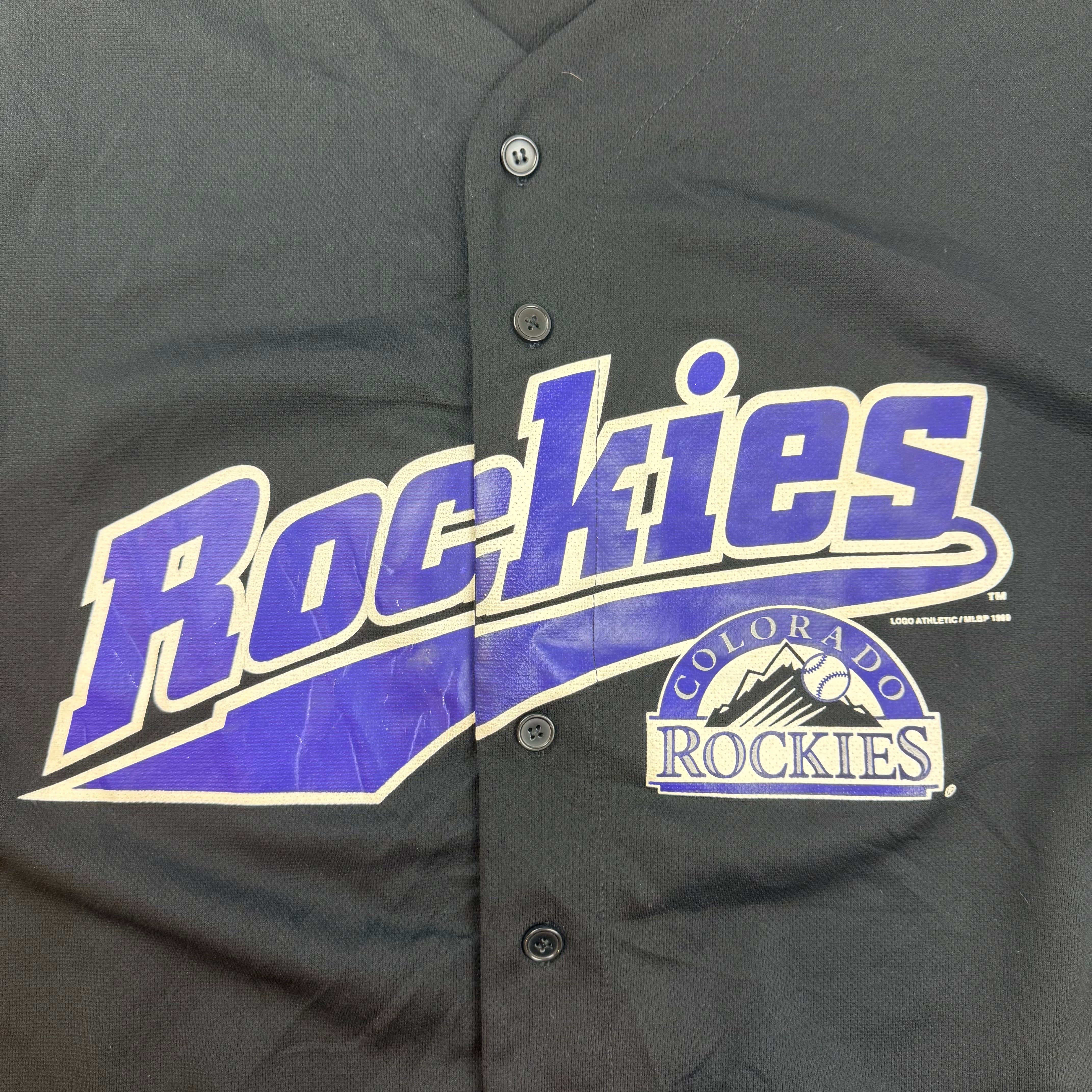 Vintage Colorado Rockies Baseball Jersey Black
