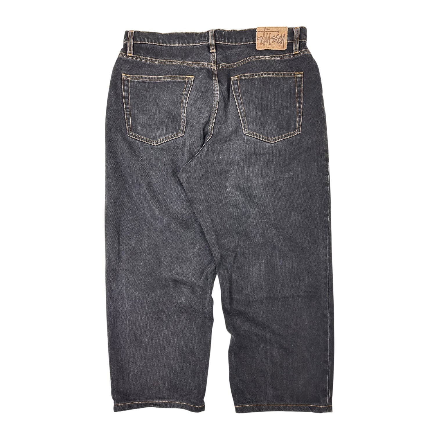 Stussy Big Ol Jeans Washed Black