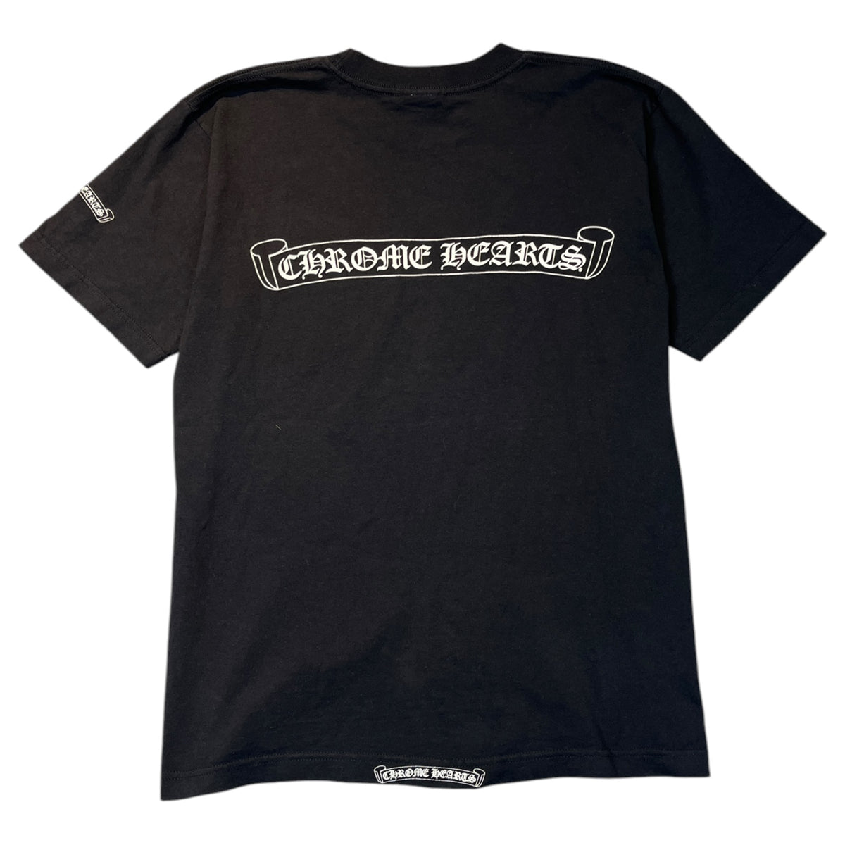 Chrome Hearts Vine Dagger Neck Logo Pocket T-Shirt - Black
