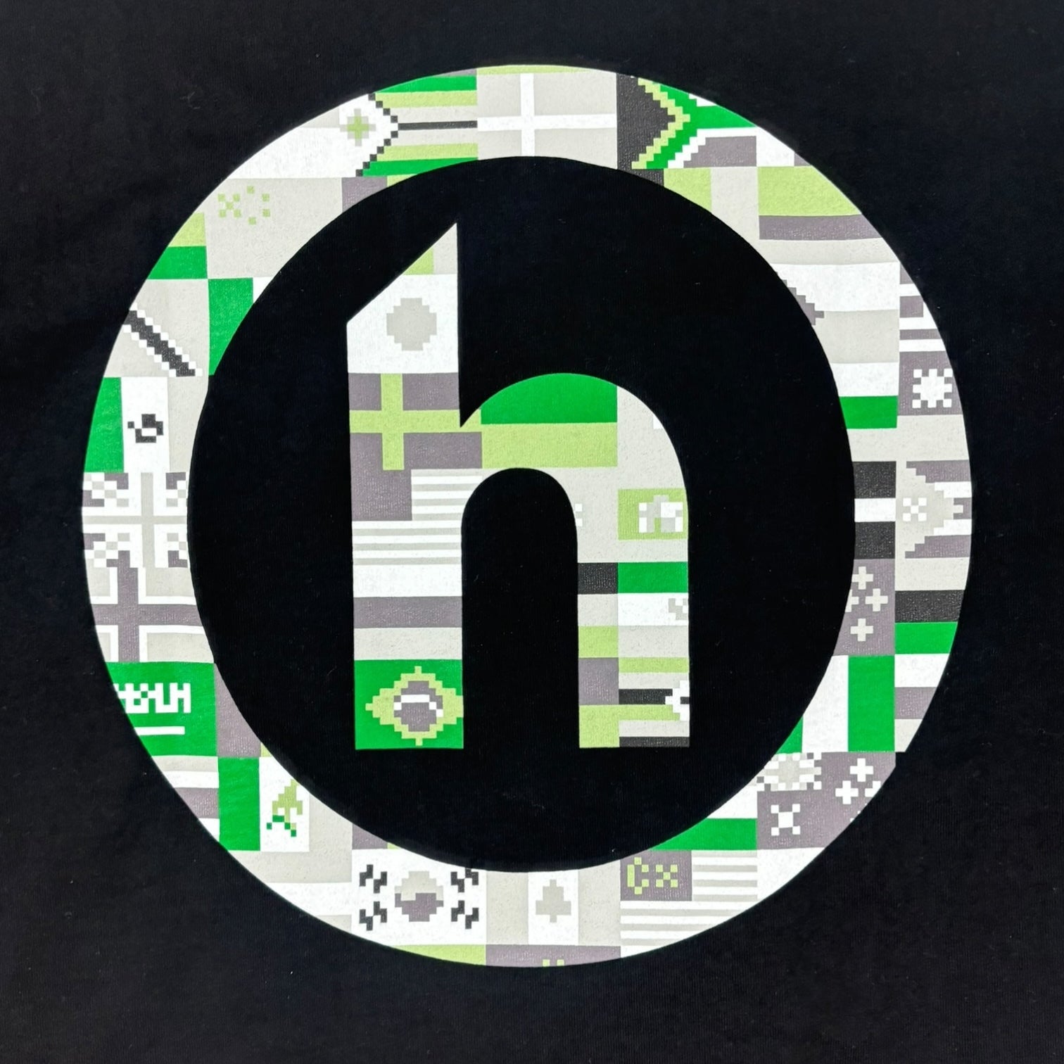 Hidden NY Pixel Flag T-Shirt Black