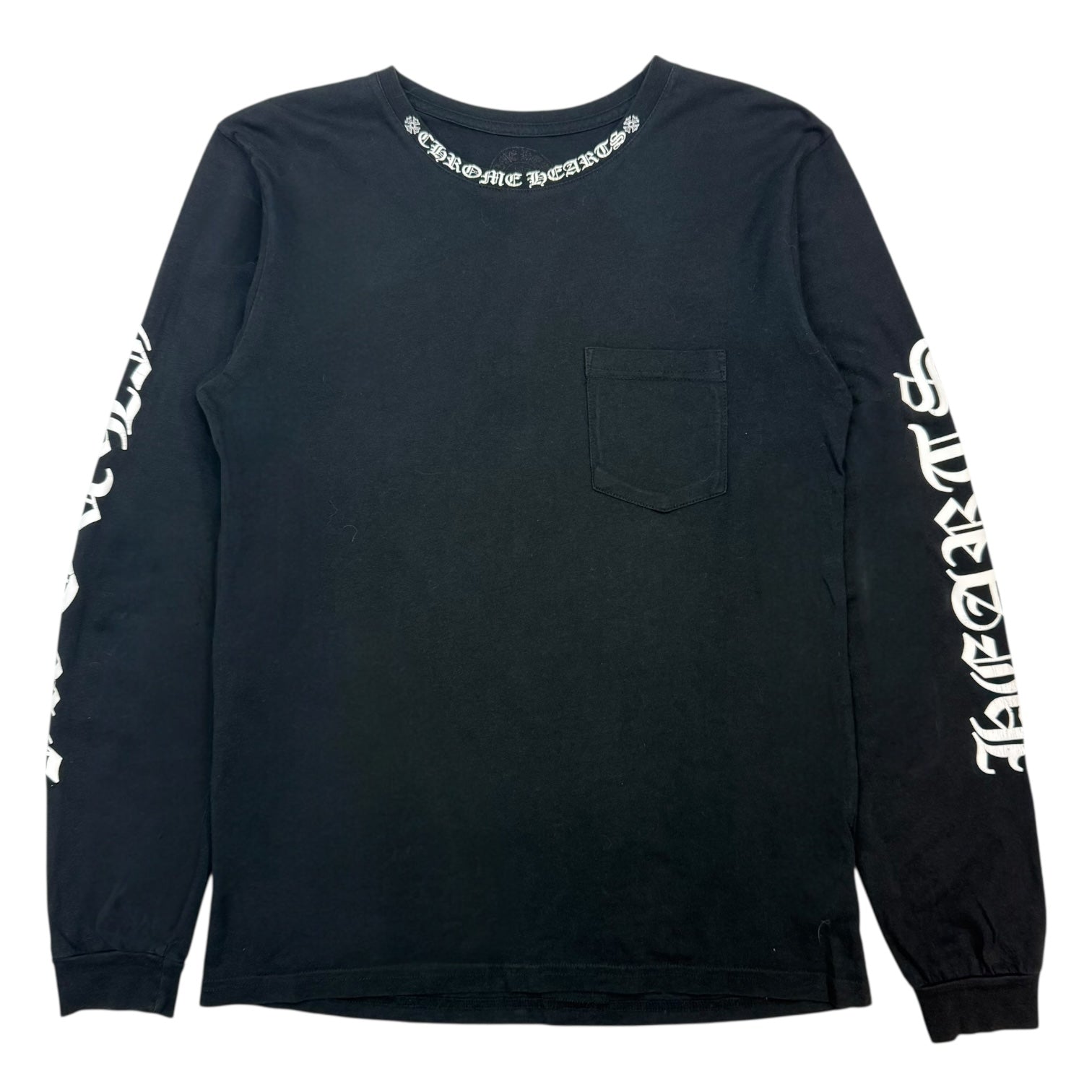 Chrome Hearts Neck Logo L/S Tee Black