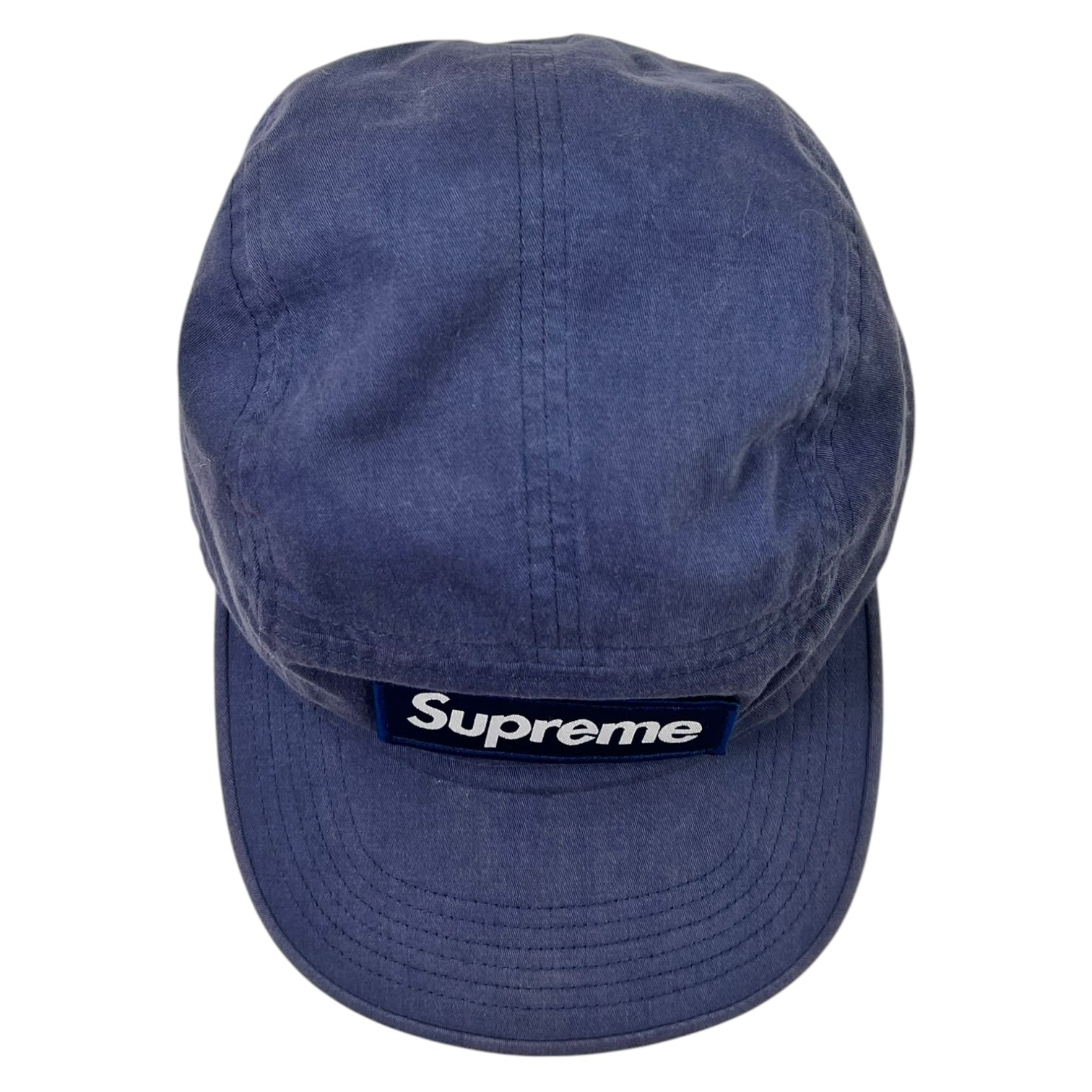 Supreme Washed Chino Twill Camp Cap Navy