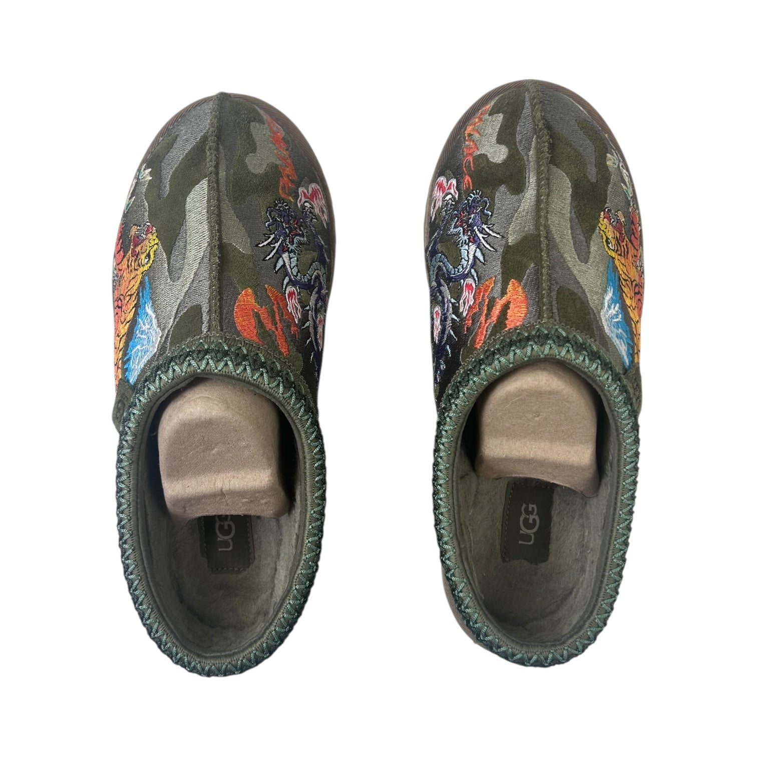 UGG x Palace Tasman Slipper Green Camo (Used)